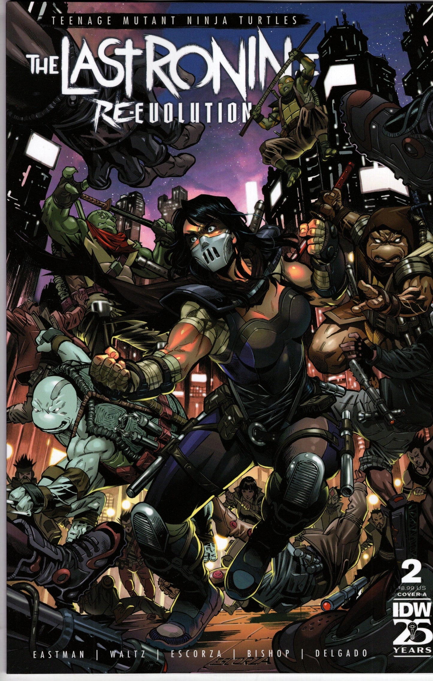 IDW PUBLISHING COMIC BOOKS TMNT THE LAST RONIN II RE EVOLUTION #2 CVR A ESCORZAS (MR)