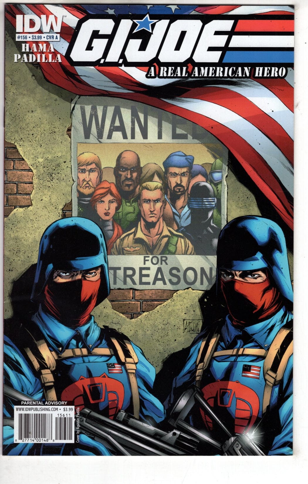 Idw Publishing Comics G.I. Joe: A Real American Hero #156 CVR A [VF/NM]