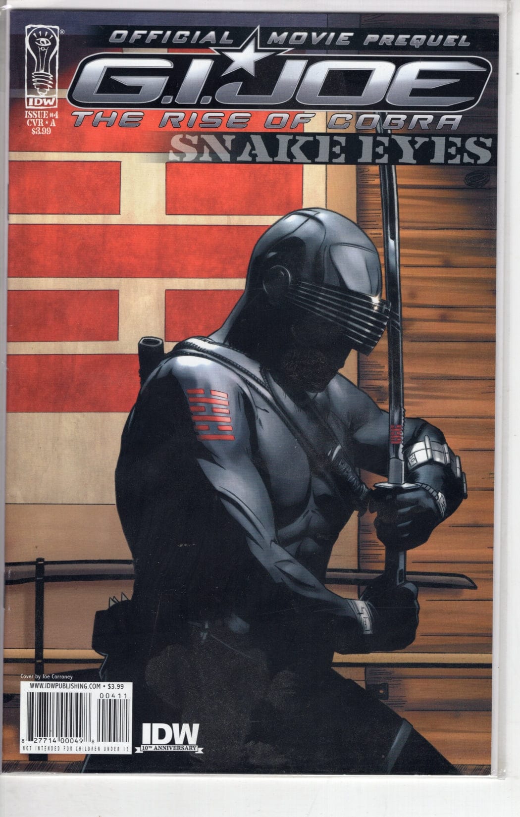 IDW PUBLISHING Comics GI JOE MOVIE PREQUEL #4 SNAKE EYES [VF/NM]