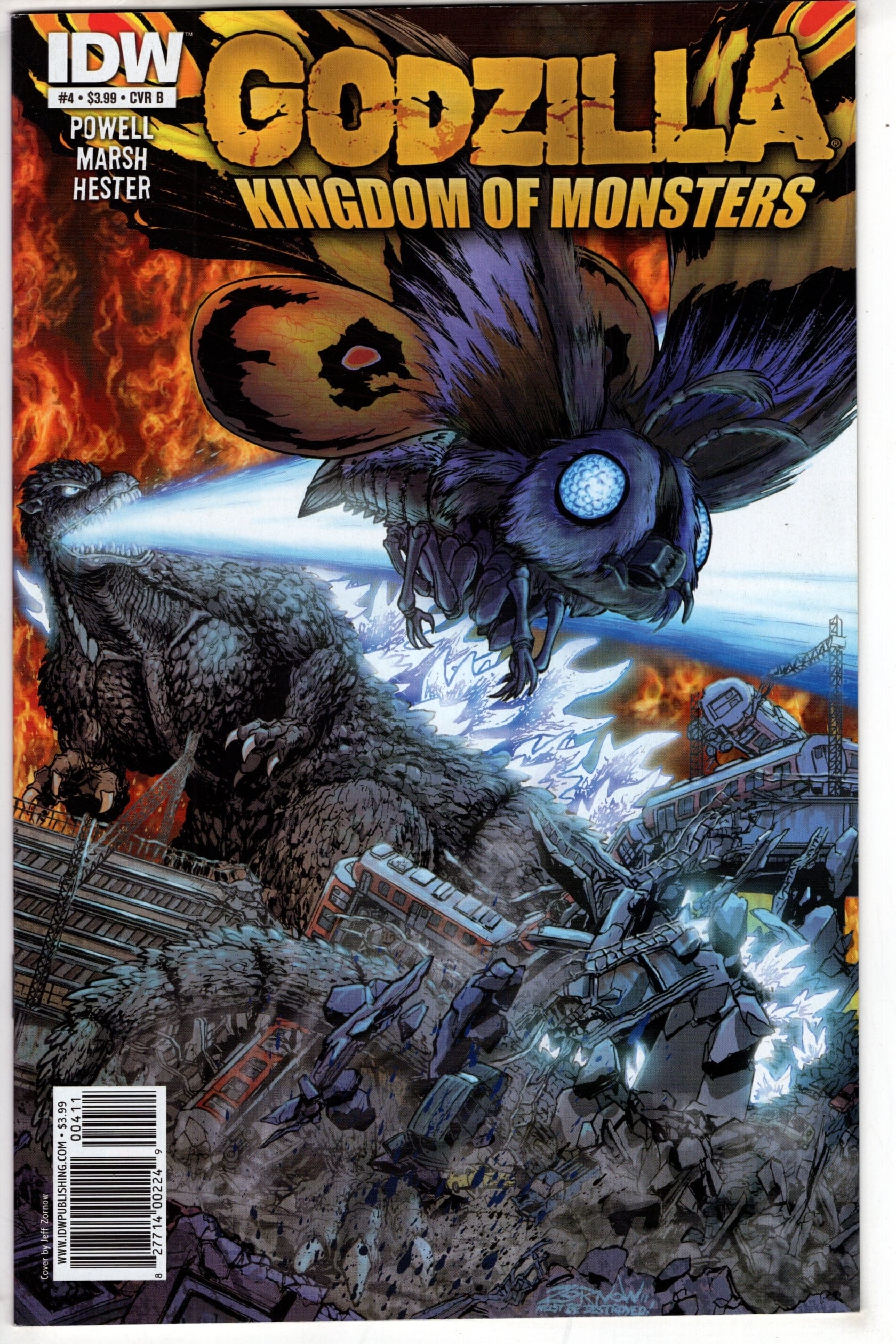 IDW PUBLISHING Comics Godzilla Kingdom Of Monsters #4 CVR B