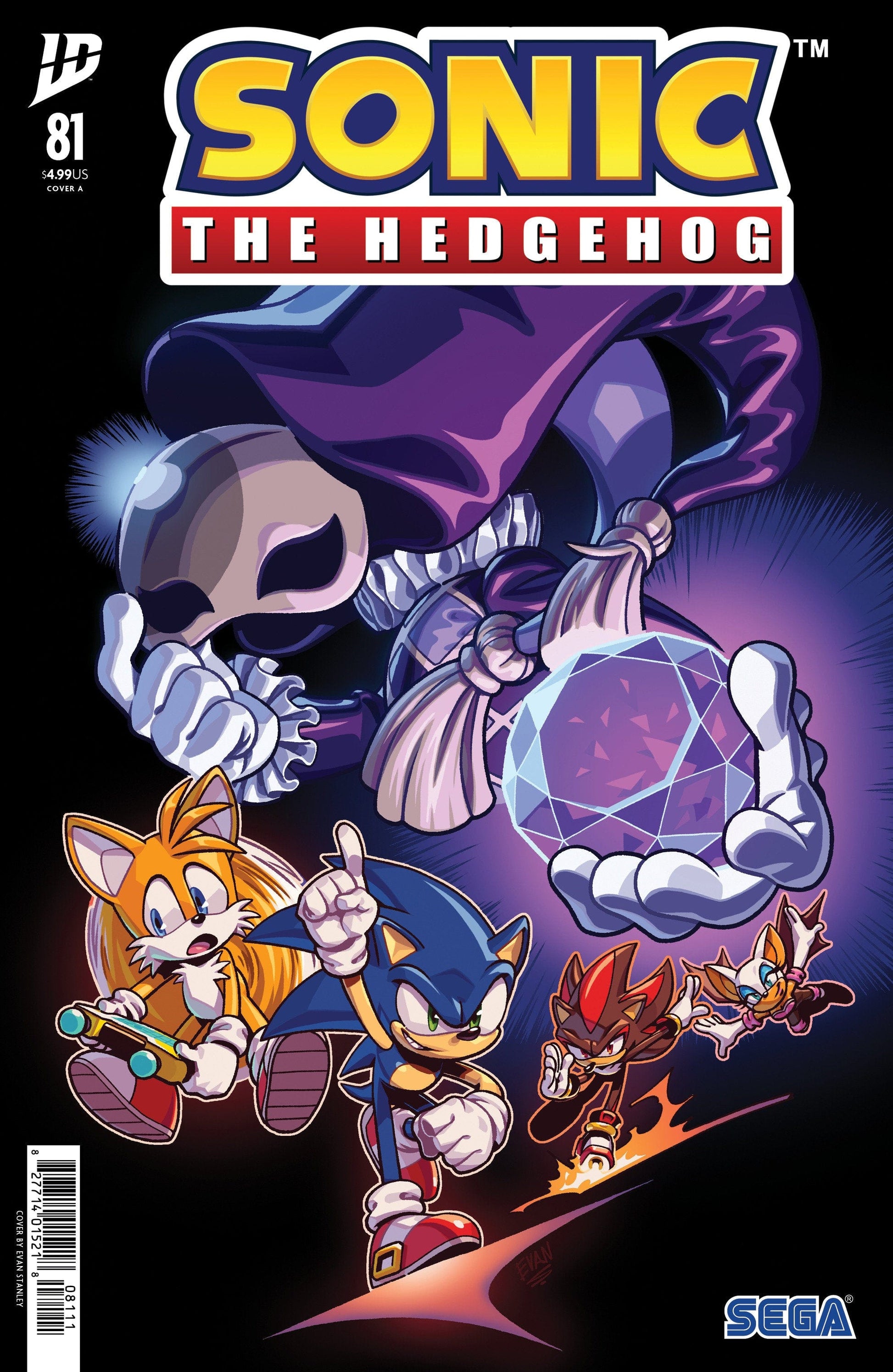 IDW Publishing NEW LAST WEEK Sonic the Hedgehog #81 Cover A (Stanley)