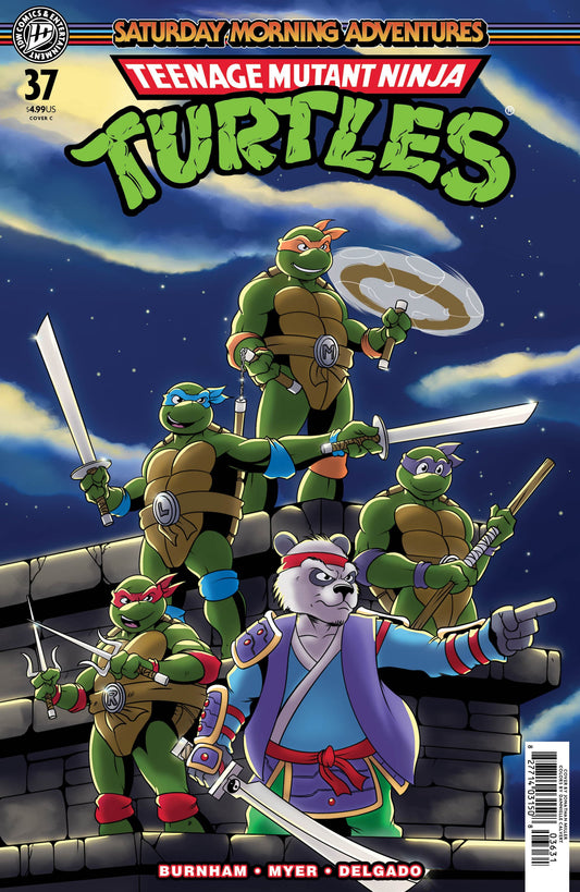 IDW Publishing NEW NEXT WEEK Teenage Mutant Ninja Turtles: Saturday Morning Adventures #37 Variant C (Miller) (VF/NM)