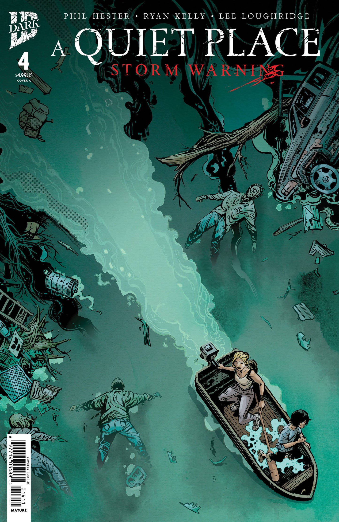 IDW Publishing NEW THIS WEEK A Quiet Place: Storm Warning #4 Cover A (Kelly) (VF/NM)