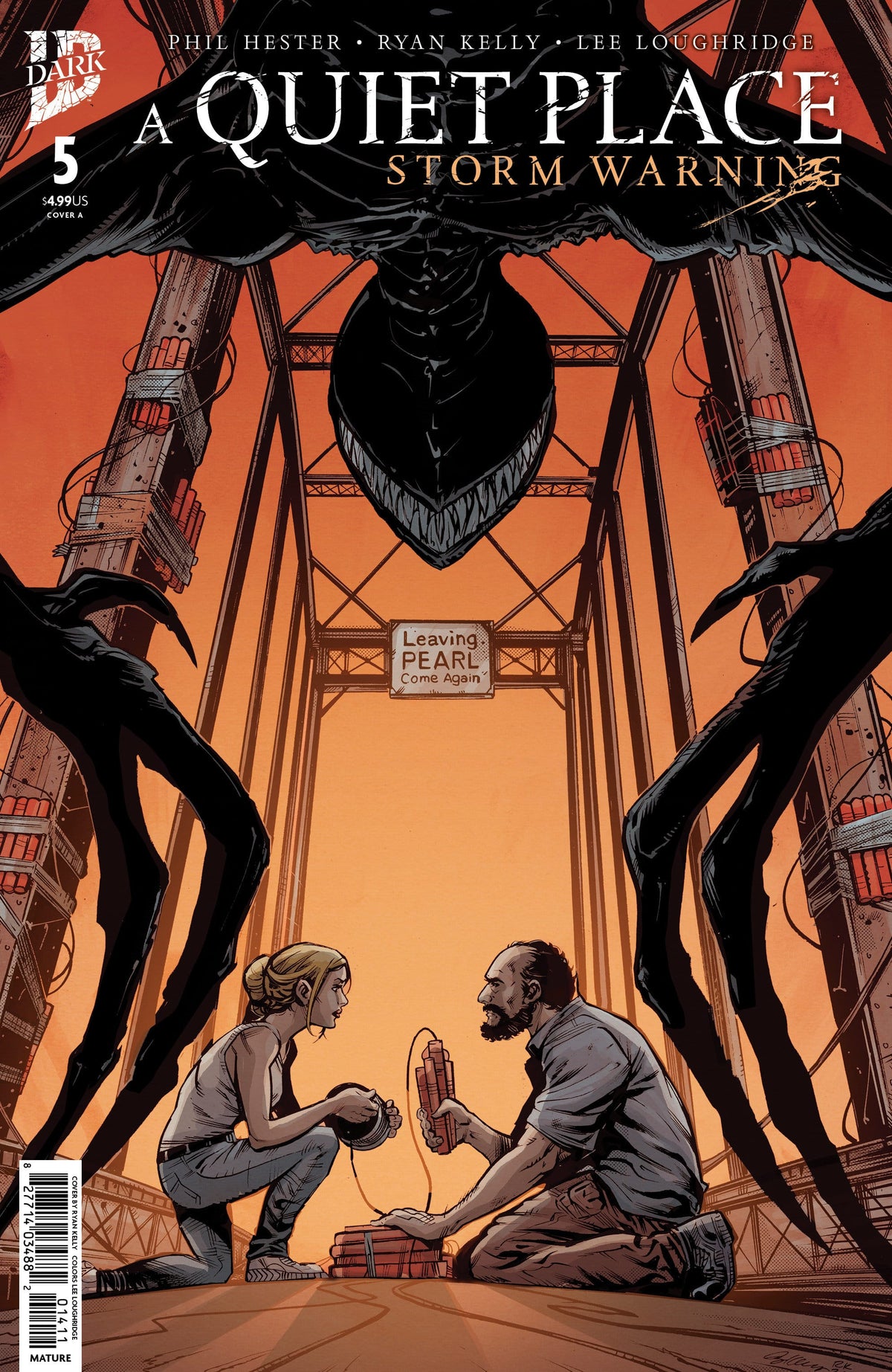 IDW Publishing NEW THIS WEEK A Quiet Place: Storm Warning #5 Cover A (Kelly) (VF/NM)