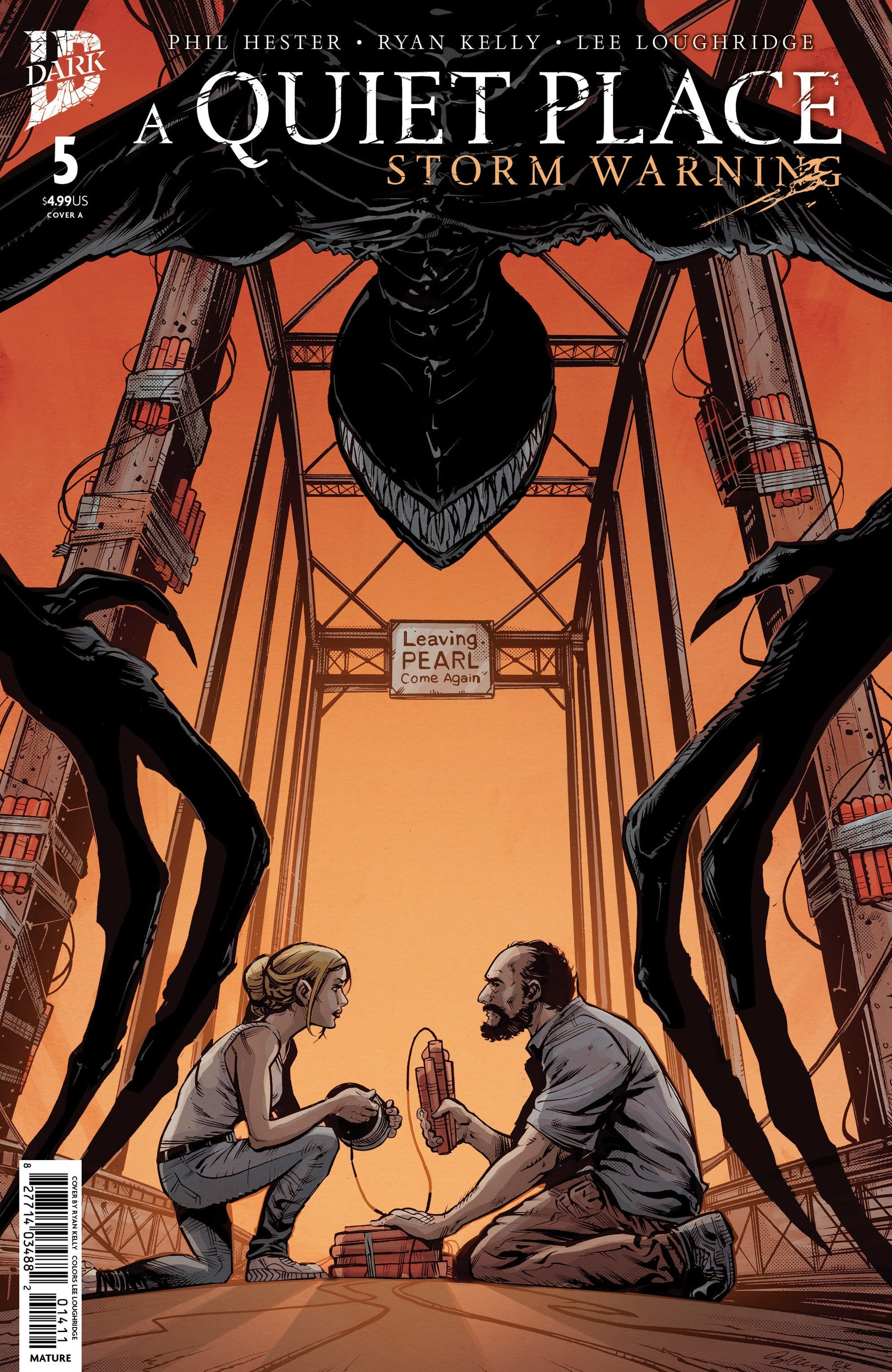 IDW Publishing NEW THIS WEEK A Quiet Place: Storm Warning #5 Cover A (Kelly) (VF/NM)