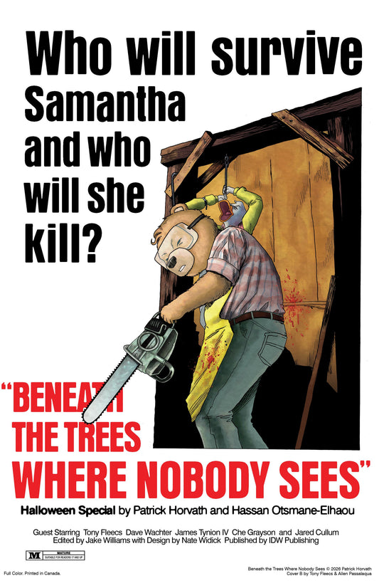 IDW Publishing NEW THIS WEEK Beneath the Trees Where Nobody Sees Halloween Special Variant B (Fleecs Movie Homage Cover) (VF/NM)
