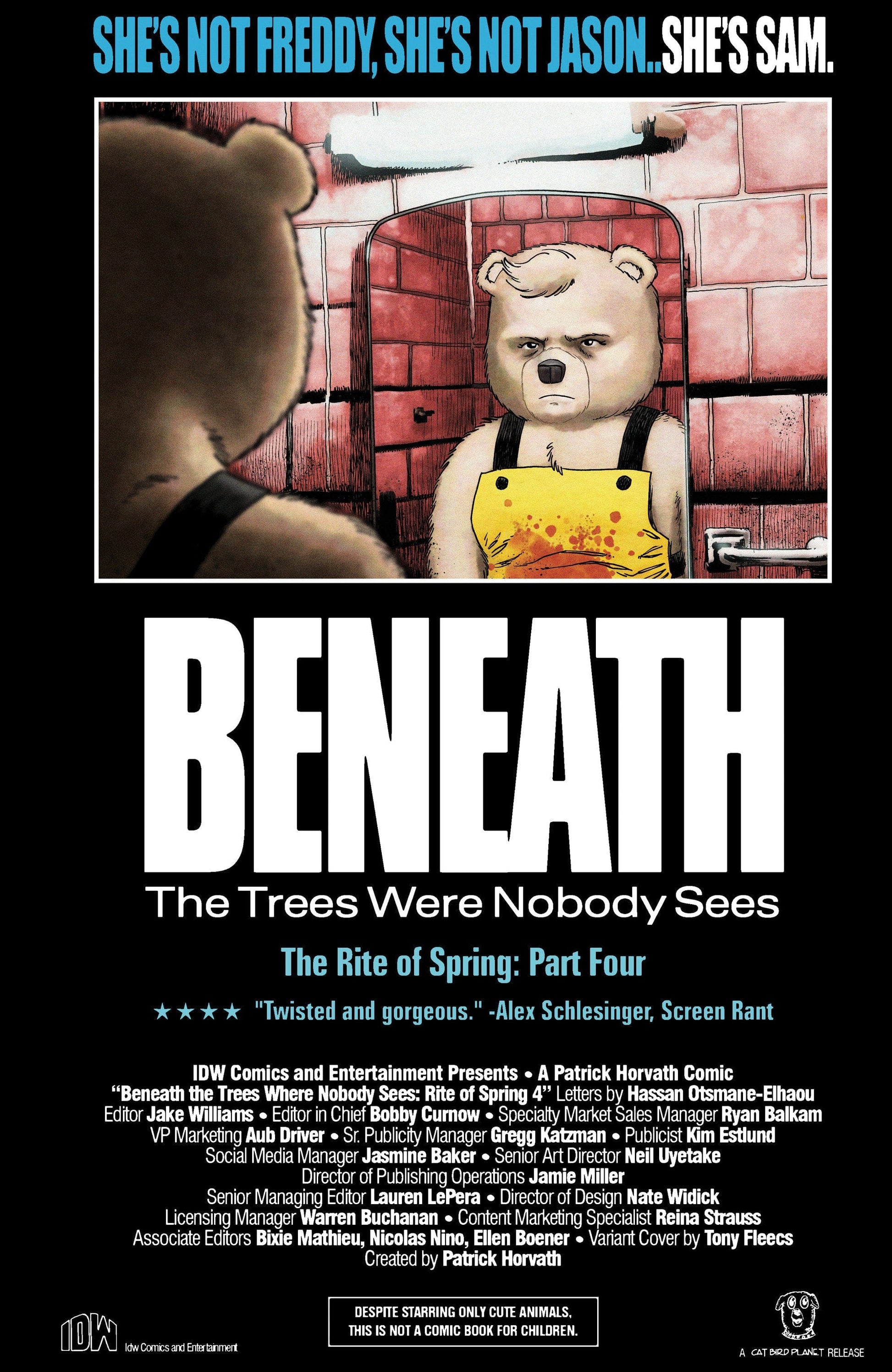 IDW Publishing NEW THIS WEEK Beneath the Trees Where Nobody Sees: Rite of Spring #4 Variant B  [VF/NM]