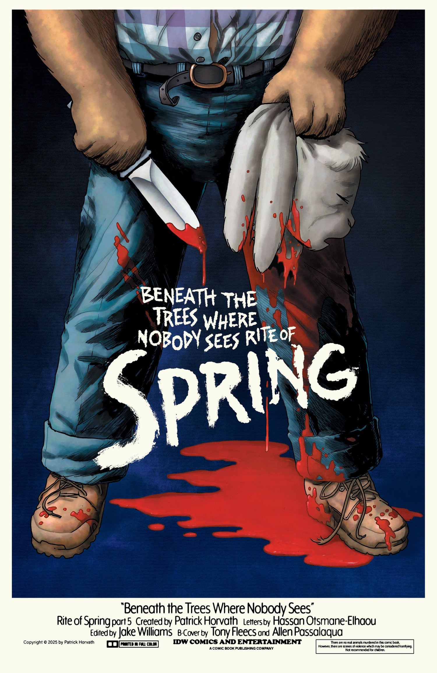 IDW Publishing NEW THIS WEEK Beneath the Trees Where Nobody Sees: Rite of Spring #5 Variant B (Fleecs Movie Homage Cover) (VF/NM)