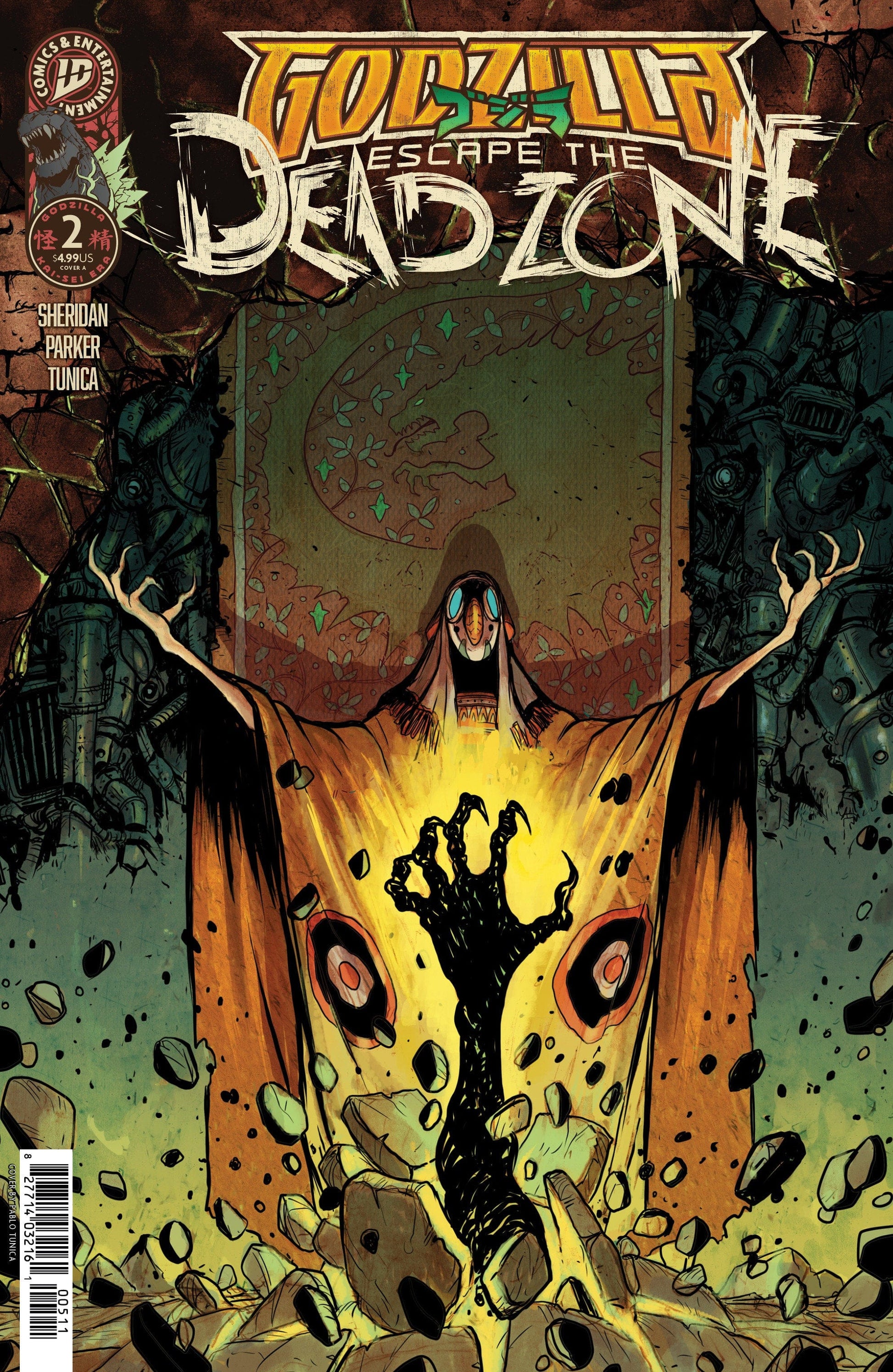 IDW Publishing NEW THIS WEEK Godzilla: Escape the Deadzone [Kai-Sei Era] #2 Cover A (Tunica)