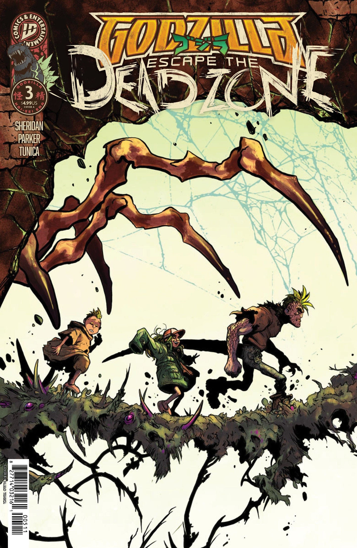 IDW Publishing NEW THIS WEEK Godzilla: Escape the Deadzone [Kai-Sei Era] #3 Cover A (Tunica)