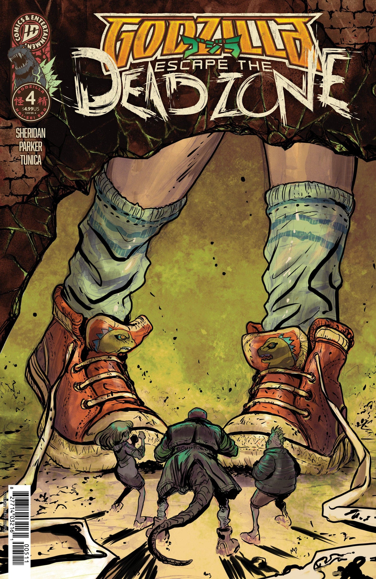 IDW Publishing NEW THIS WEEK Godzilla: Escape the Deadzone [Kai-Sei Era] #4 Cover A (Tunica) [VF/NM]