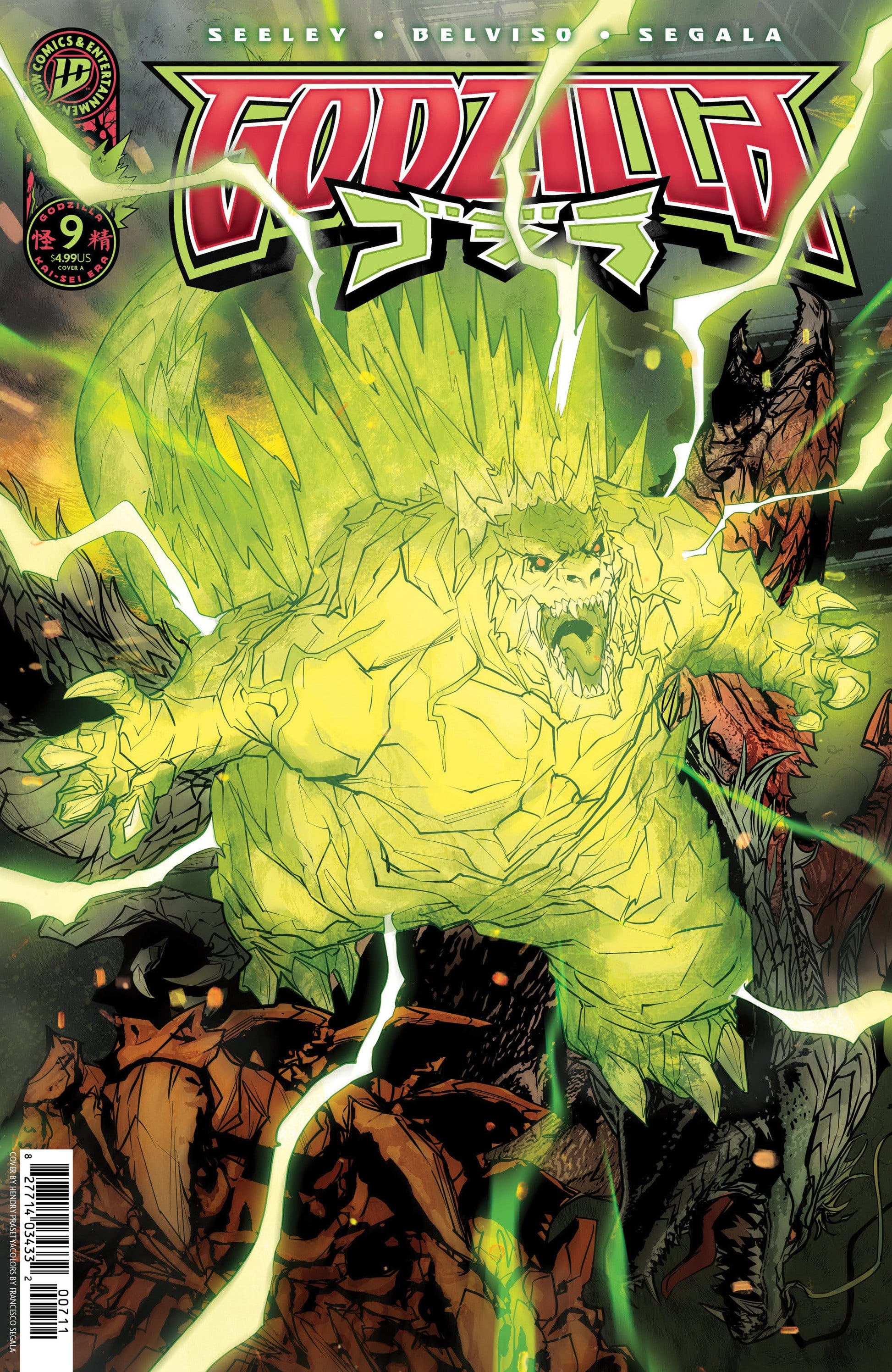 IDW Publishing NEW THIS WEEK Godzilla [Kai-Sei Era] #9 Cover A (Prasetya) (VF/NM)