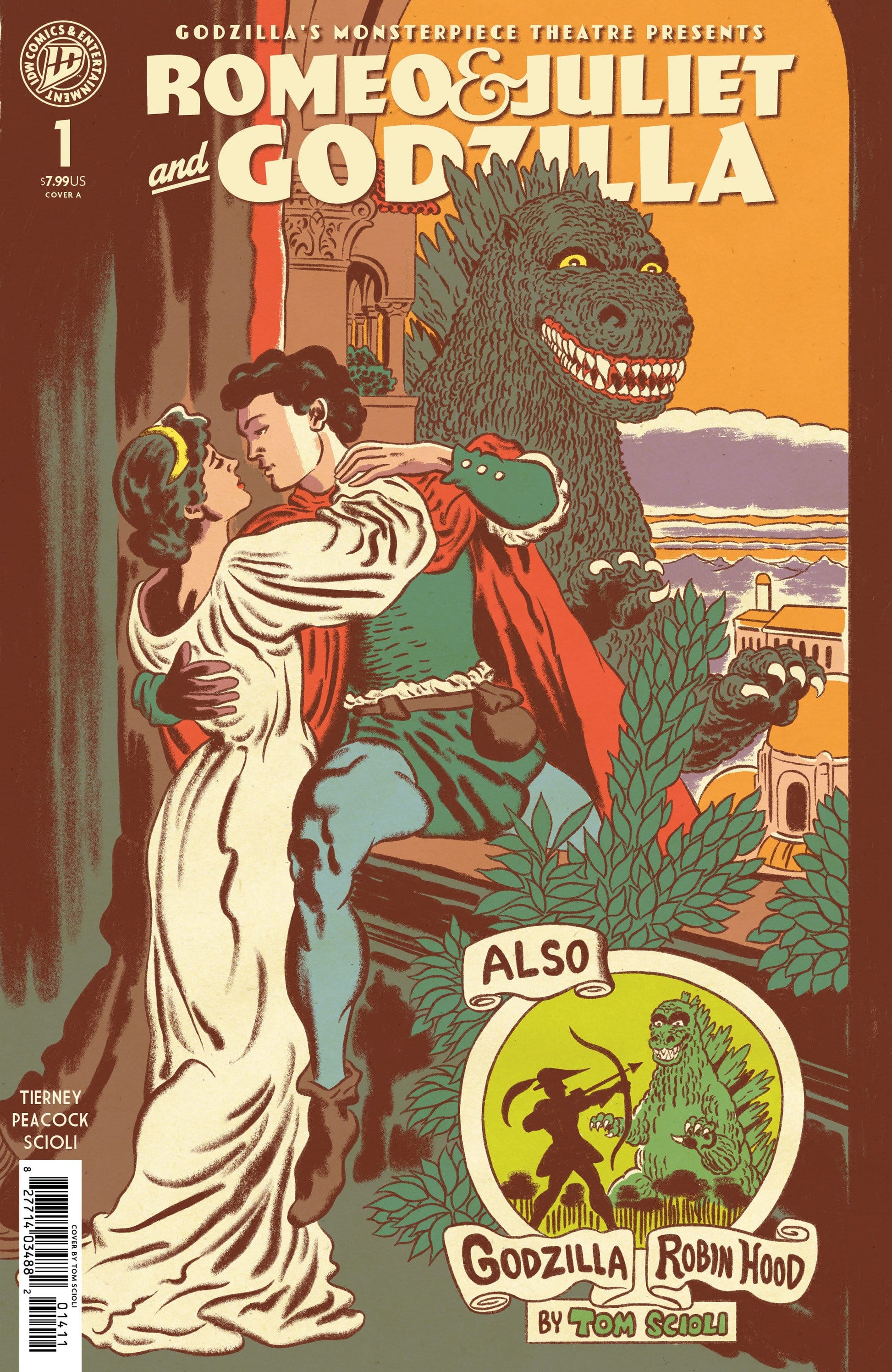 IDW Publishing NEW THIS WEEK Godzilla’s Monsterpiece Theatre Presents: Romeo & Juliet & Godzilla Cover A (Scioli) (VF/NM)