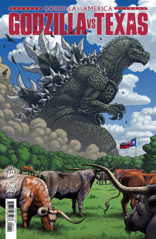 IDW Publishing NEW THIS WEEK Godzilla Vs. America: Texas CVR A  (VF/NM)