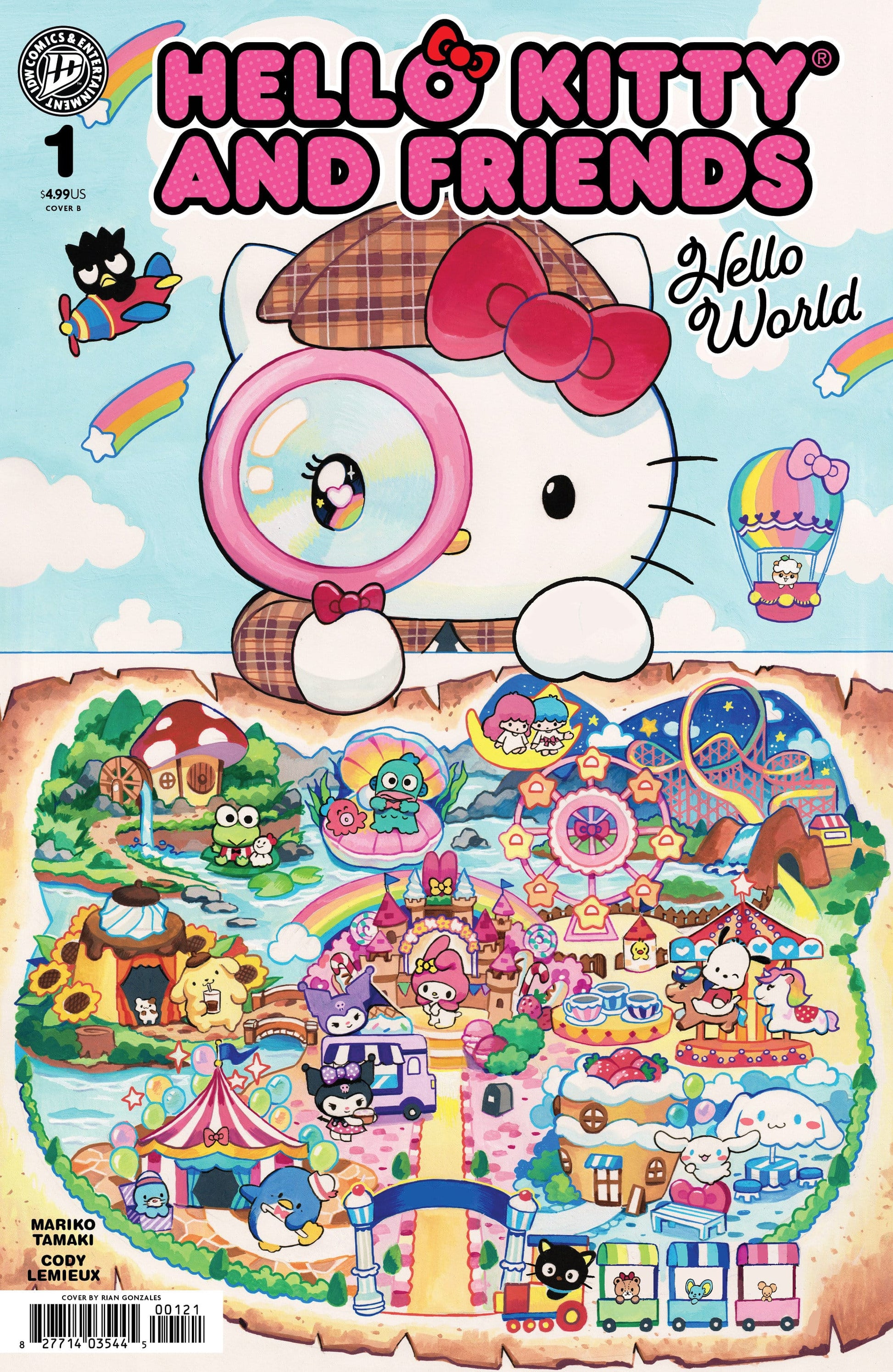IDW Publishing NEW THIS WEEK Hello Kitty and Friends: Hello World! #1 Variant B (Gonzales) (VF/NM)