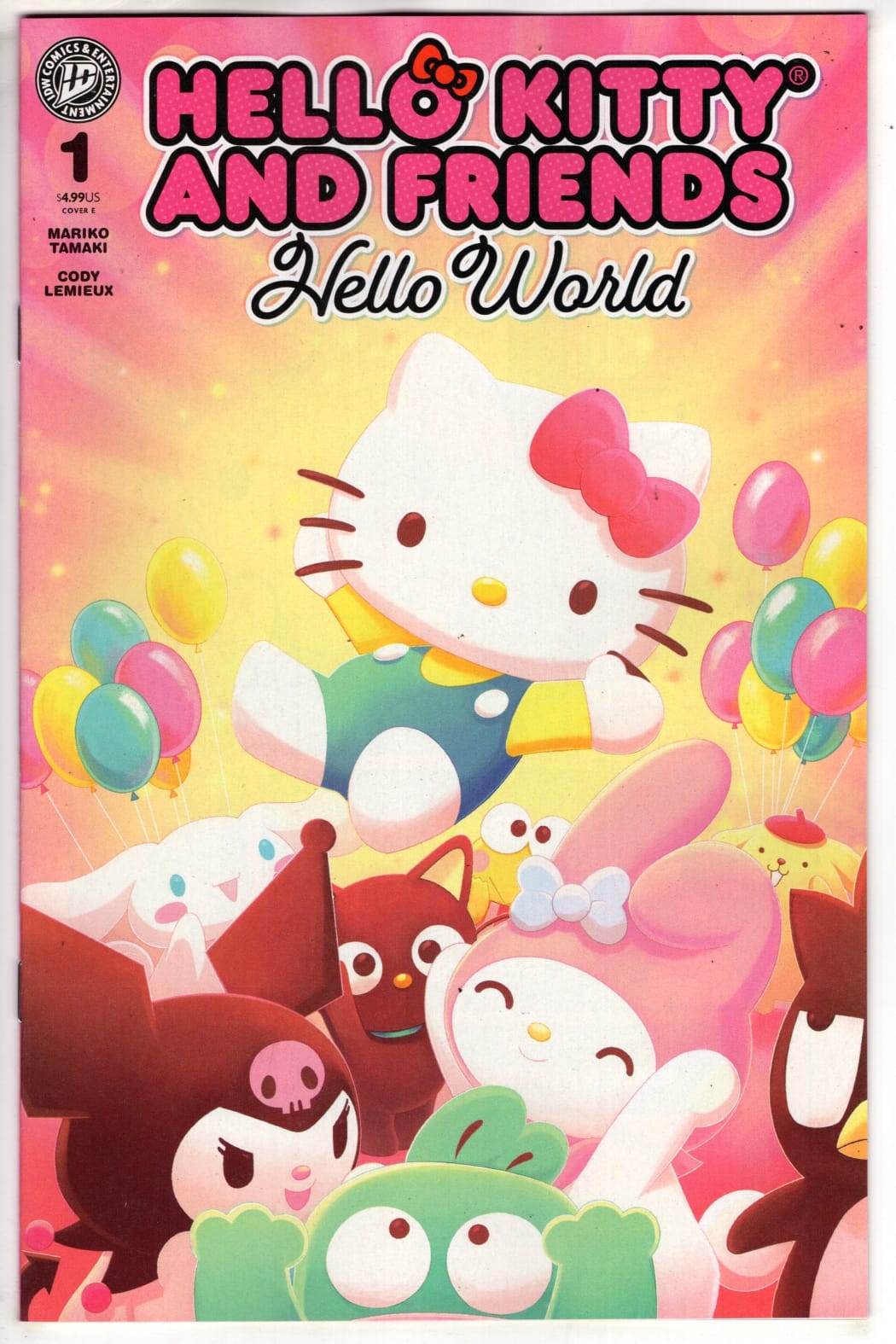 IDW Publishing NEW THIS WEEK Hello Kitty and Friends: Hello World! #1 Variant E (Haines) (VF/NM)