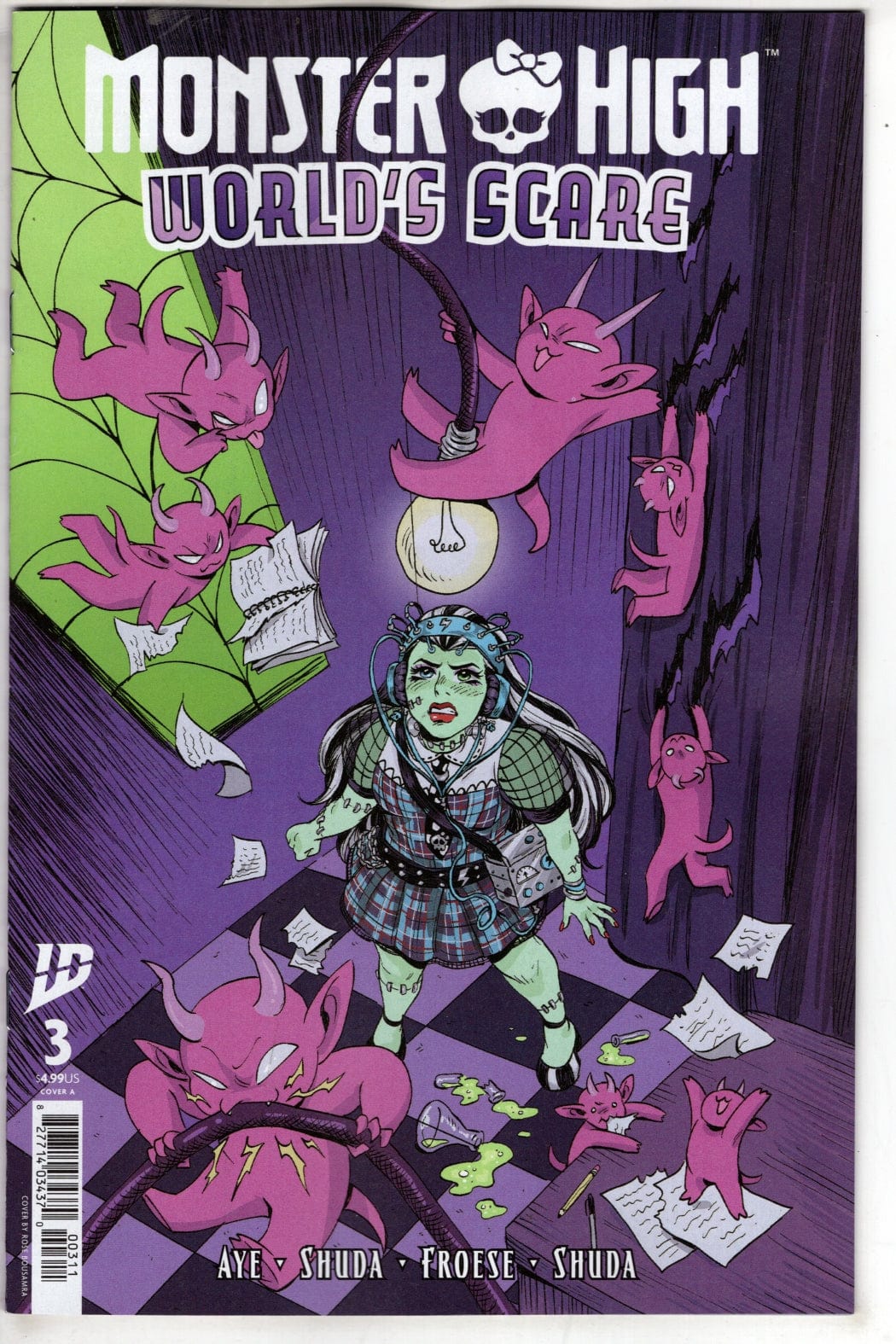 IDW Publishing NEW THIS WEEK Monster High: World's Scare #3 Cover A (Bousamra)
