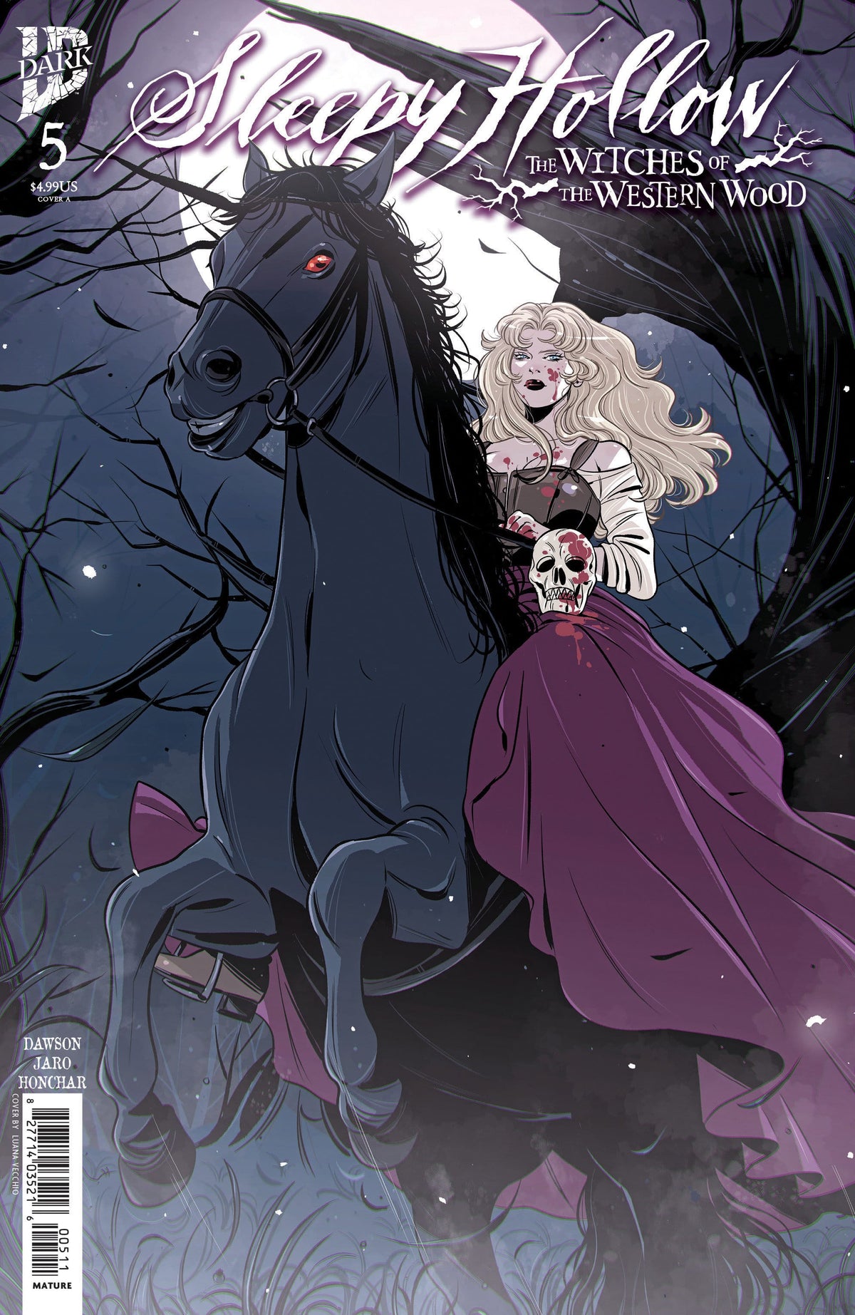 IDW Publishing NEW THIS WEEK Sleepy Hollow: The Witches of the Western Wood #5 Cover A (Vecchio) (VF/NM)
