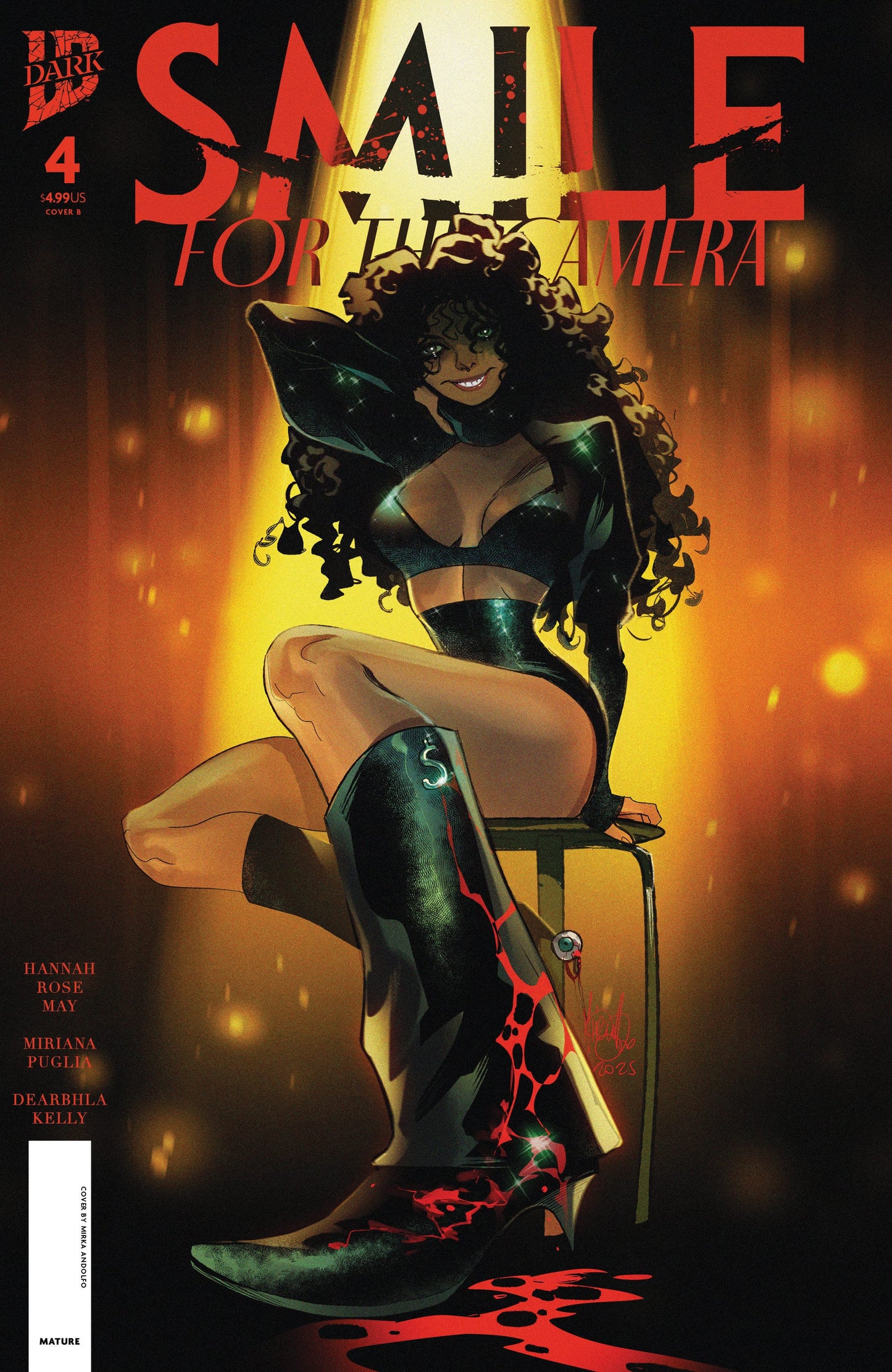 IDW Publishing NEW THIS WEEK Smile: For the Camera #4 Variant B (Andolfo) (VF/NM)