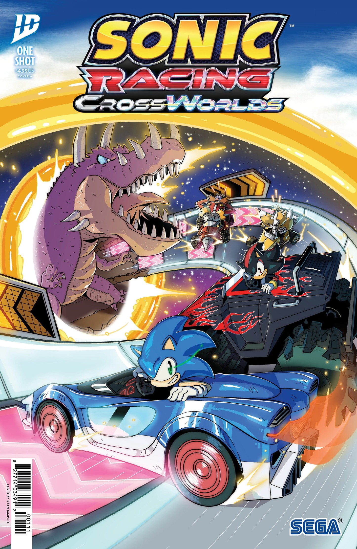 IDW Publishing NEW THIS WEEK Sonic the Hedgehog: Sonic Racing CrossWorlds Cover A (Jampole) (VF/NM)