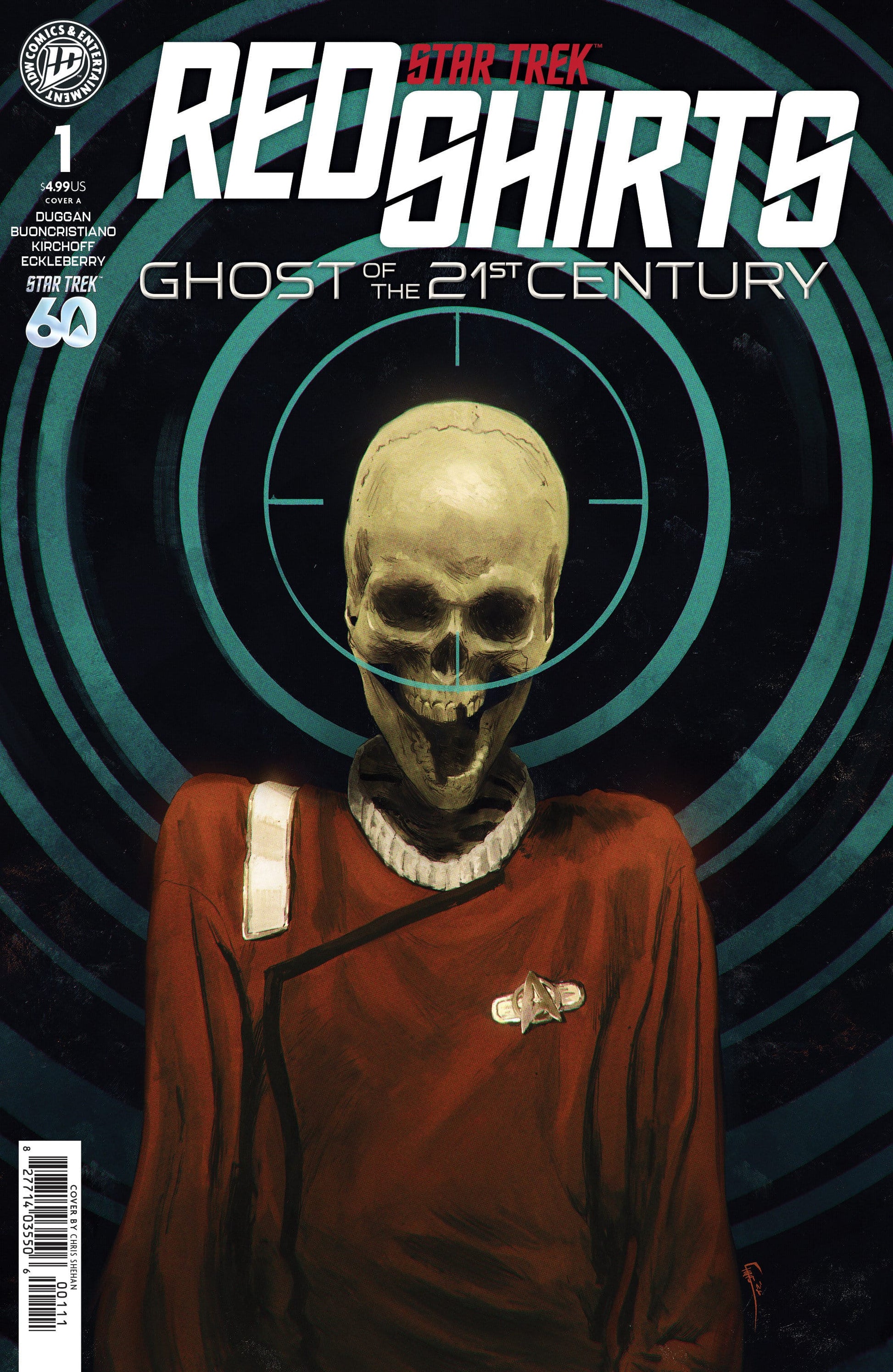 IDW Publishing NEW THIS WEEK Star Trek: Red Shirts--Ghost of the 21st Century #1 Cover A (Shehan) (VF/NM)
