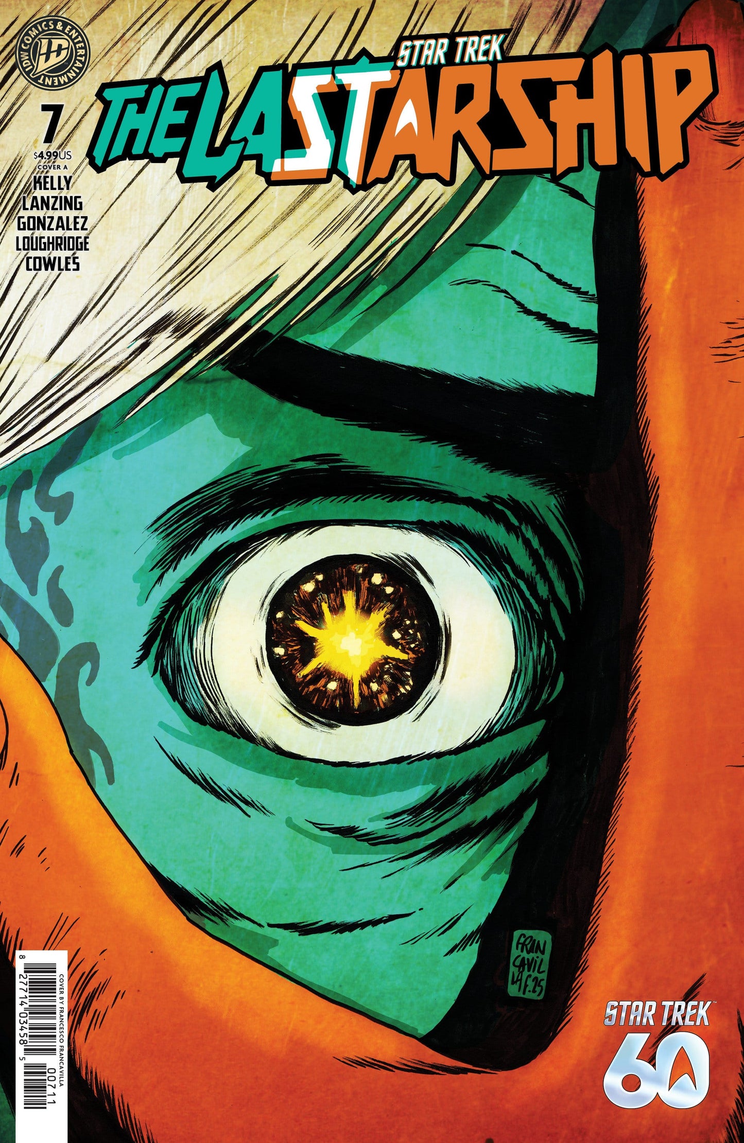 IDW Publishing NEW THIS WEEK Star Trek: The Last Starship #7 Cover A (Francavilla) (VF/NM)