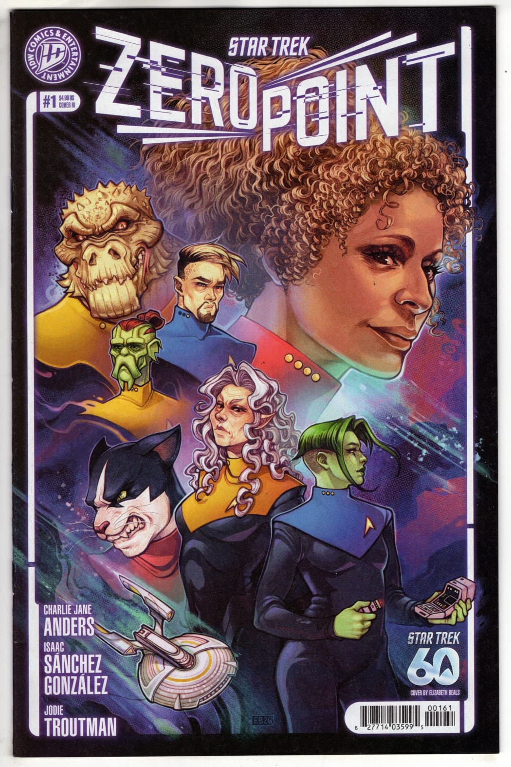 IDW Publishing NEW THIS WEEK Star Trek: Zero Point #1 Variant RI (10) (Beals) (VF/NM)
