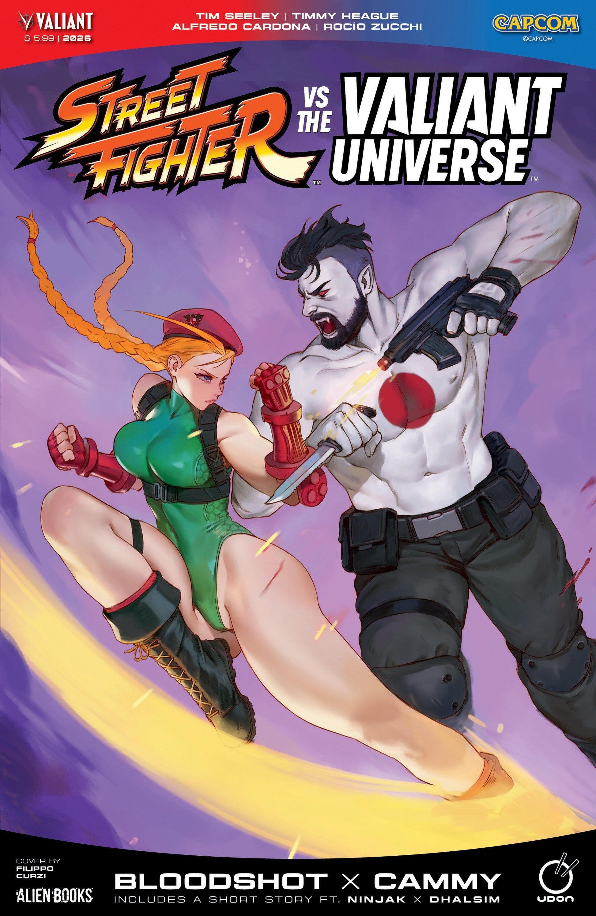 IDW Publishing NEW THIS WEEK Street Fighter Vs. The Valiant Universe Special Cover A (Curzi) (VF/NM)