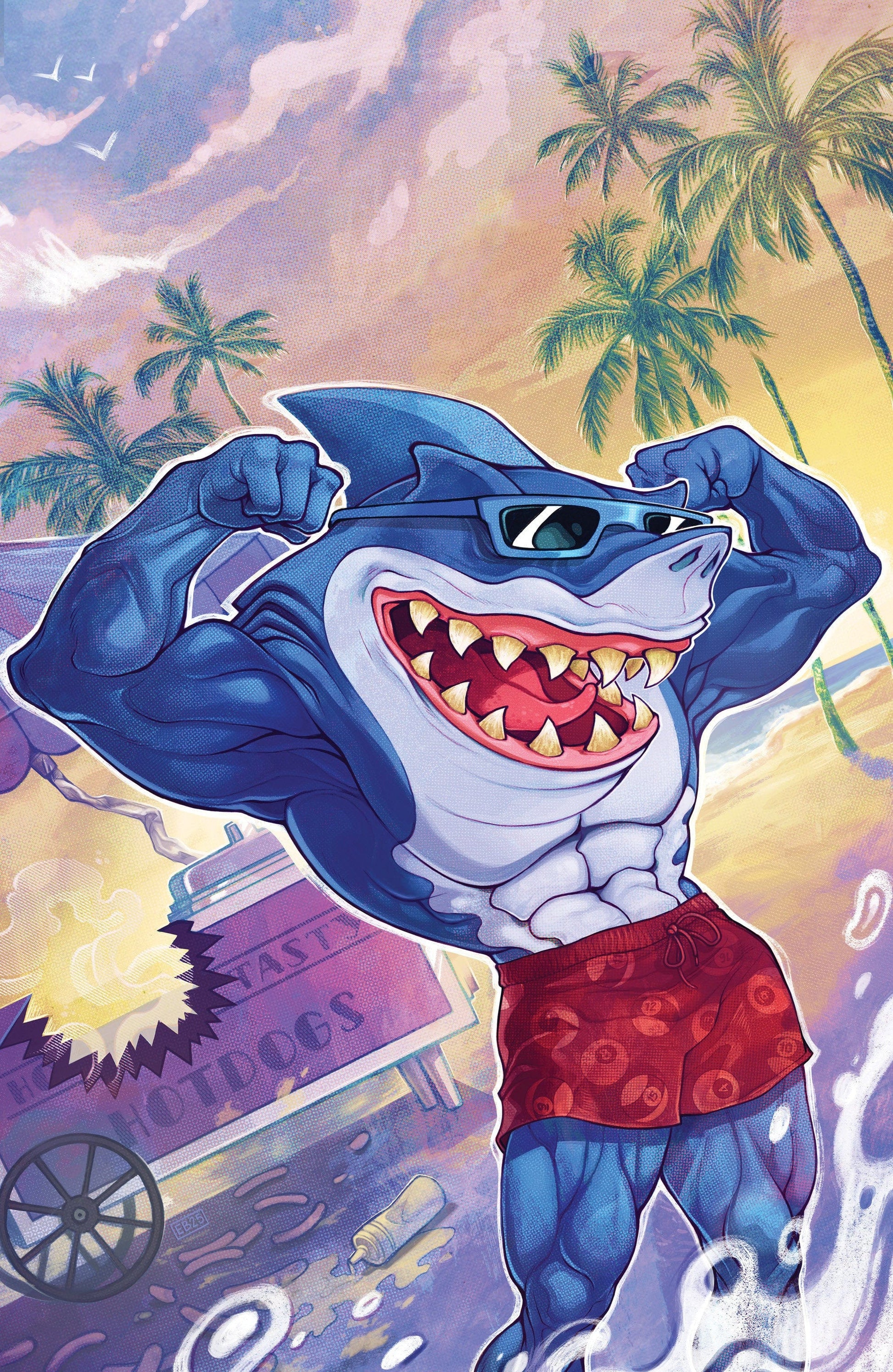 IDW Publishing NEW THIS WEEK Street Sharks #1 Variant RI (10) (Beals Full Art)
