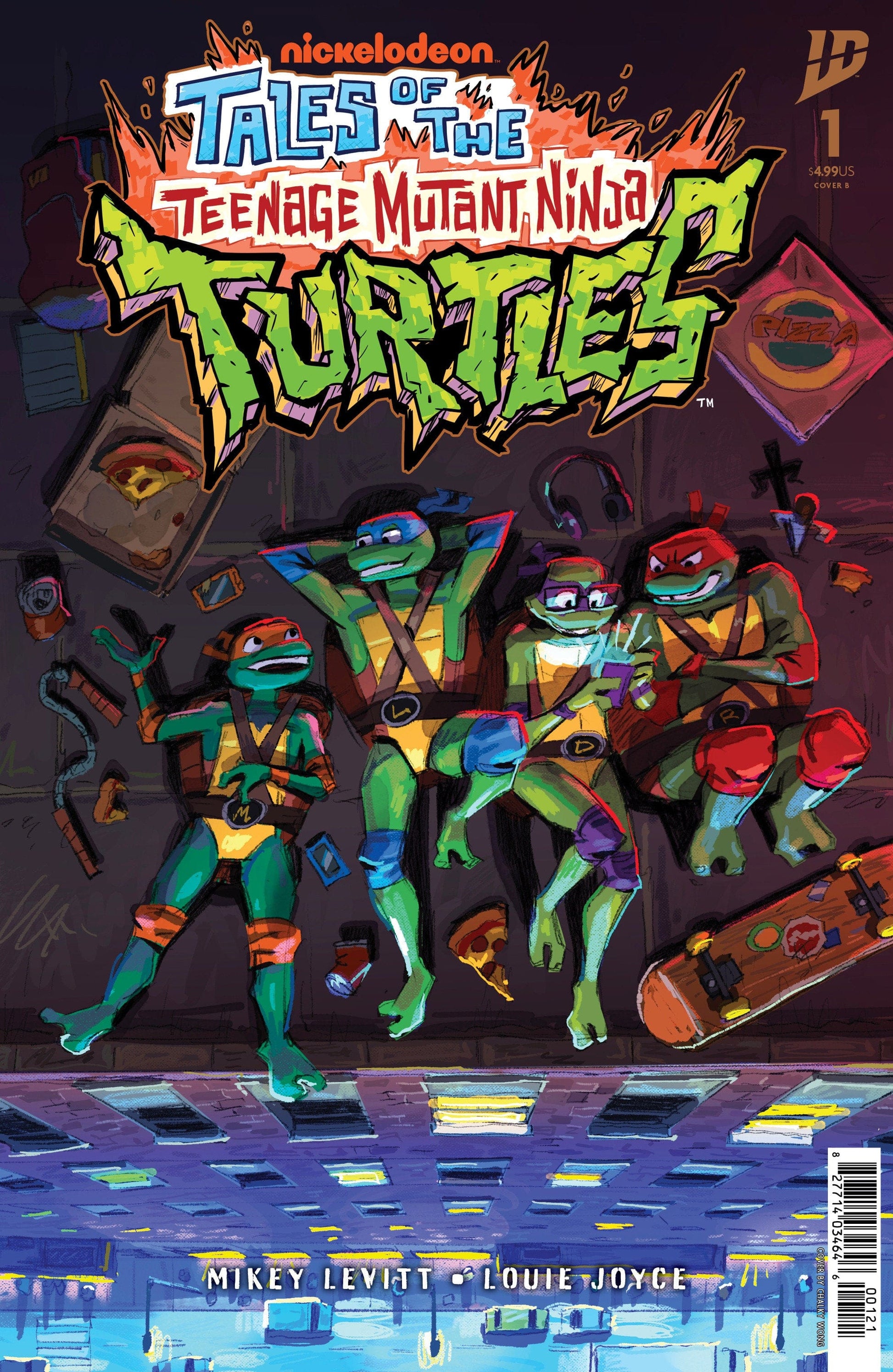 IDW Publishing NEW THIS WEEK Tales of the Teenage Mutant Ninja Turtles #1 Variant B (Wong)