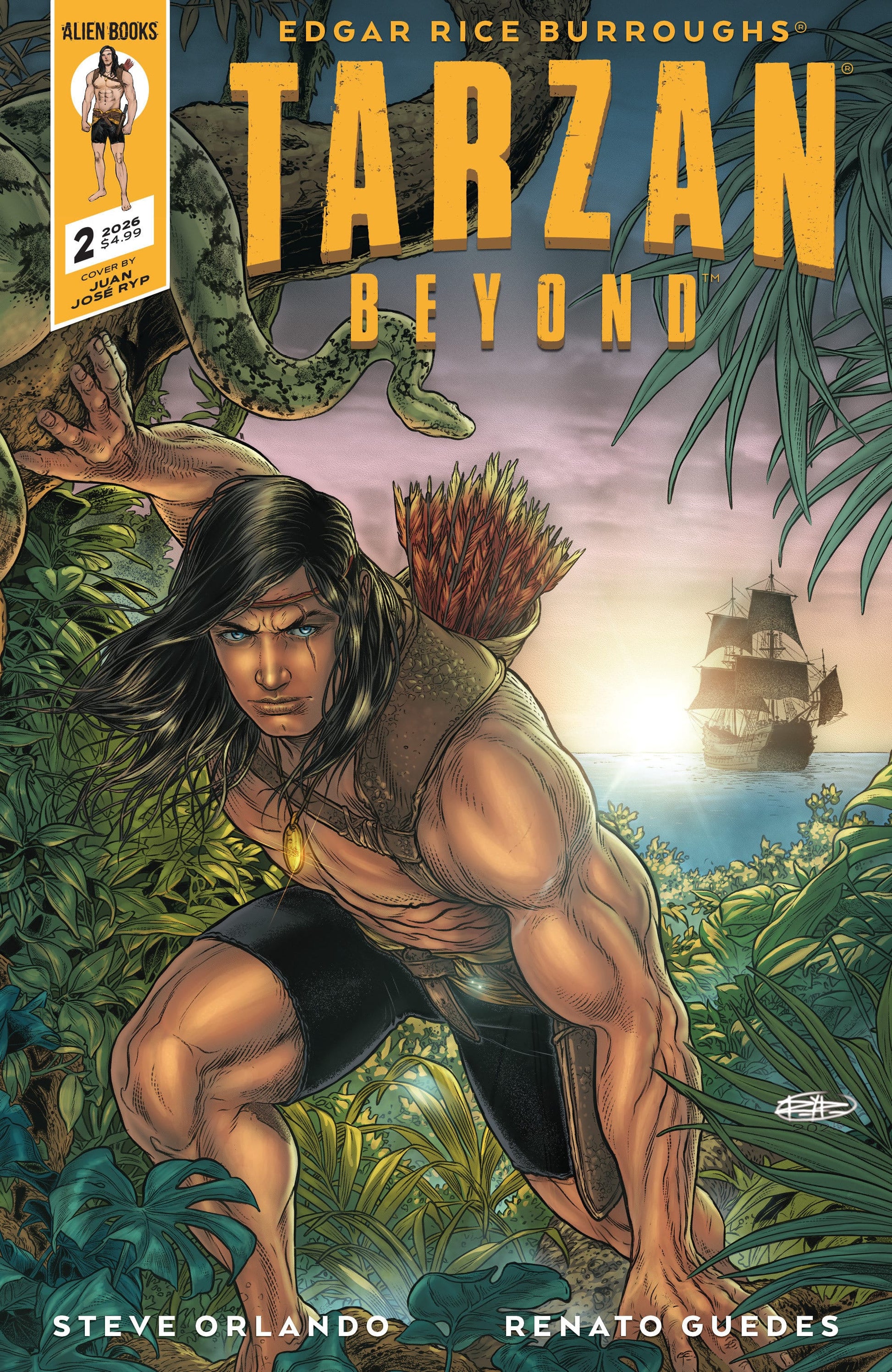IDW Publishing NEW THIS WEEK Tarzan Beyond #2 Variant B (Ryp) (VF/NM)
