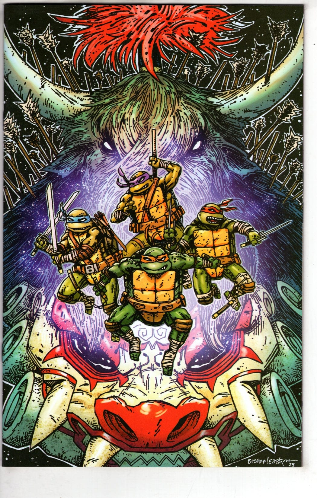 IDW Publishing NEW THIS WEEK Teenage Mutant Ninja Turtles #13 Variant RI (25) (Eastman & Bishop Full Art)