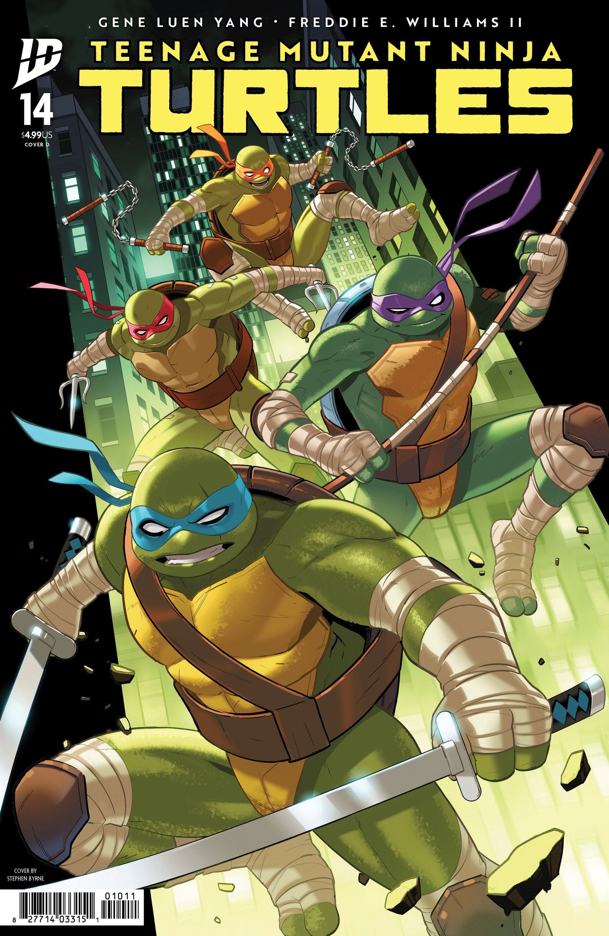 IDW Publishing NEW THIS WEEK Teenage Mutant Ninja Turtles #14 Variant D (Byrne) (VF/NM)