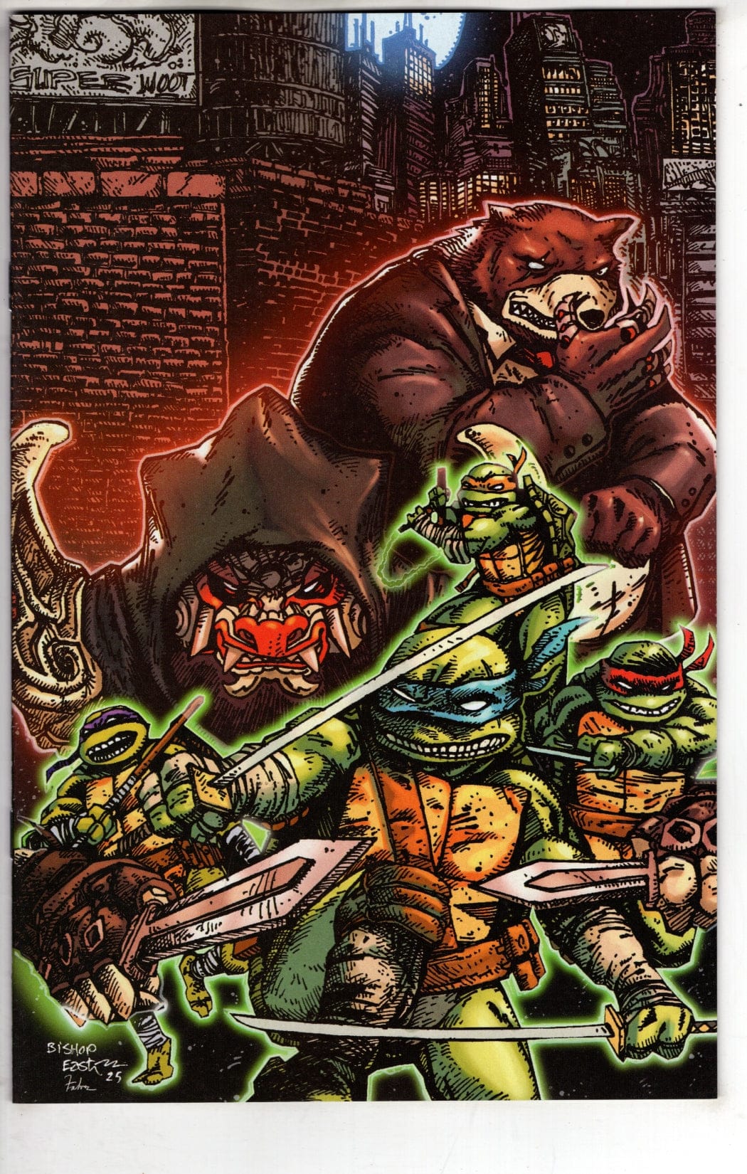 IDW Publishing NEW THIS WEEK Teenage Mutant Ninja Turtles #14 Variant RI (25) (Eastman & Bishop Full Art) (VF/NM)