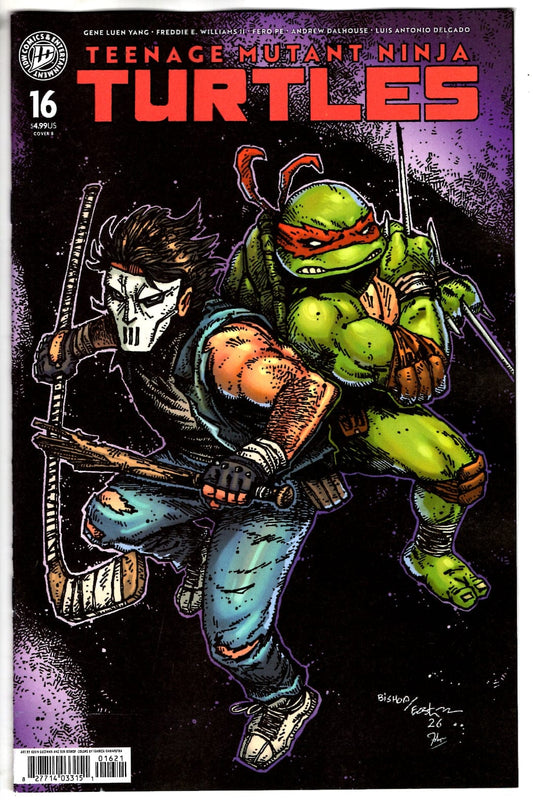 IDW Publishing NEW THIS WEEK Teenage Mutant Ninja Turtles #16 Variant B (Eastman & Bishop) (VF/NM)