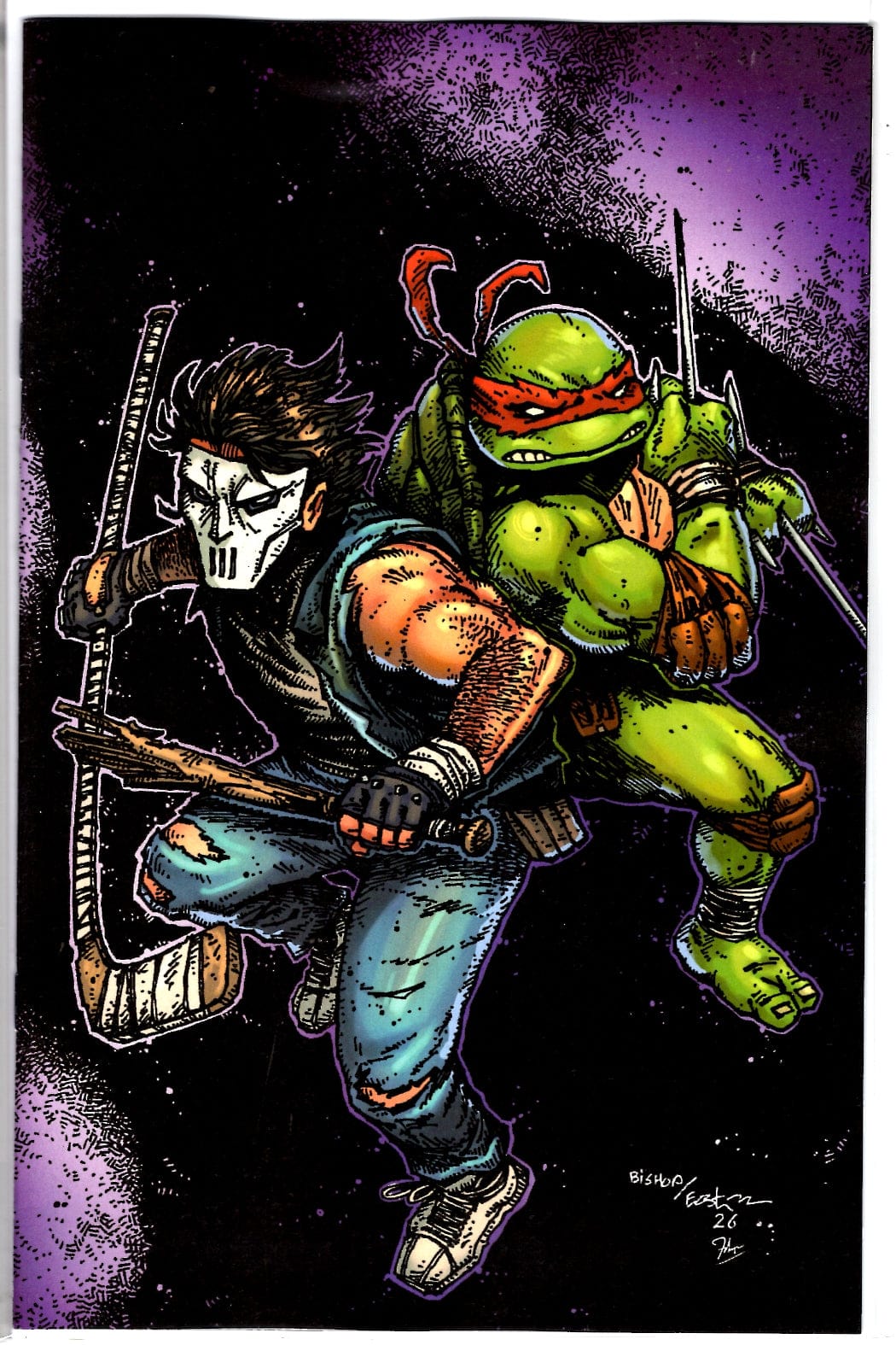 IDW Publishing NEW THIS WEEK Teenage Mutant Ninja Turtles #16 Variant RI (25) (Eastman & Bishop Full Art) (VF/NM)