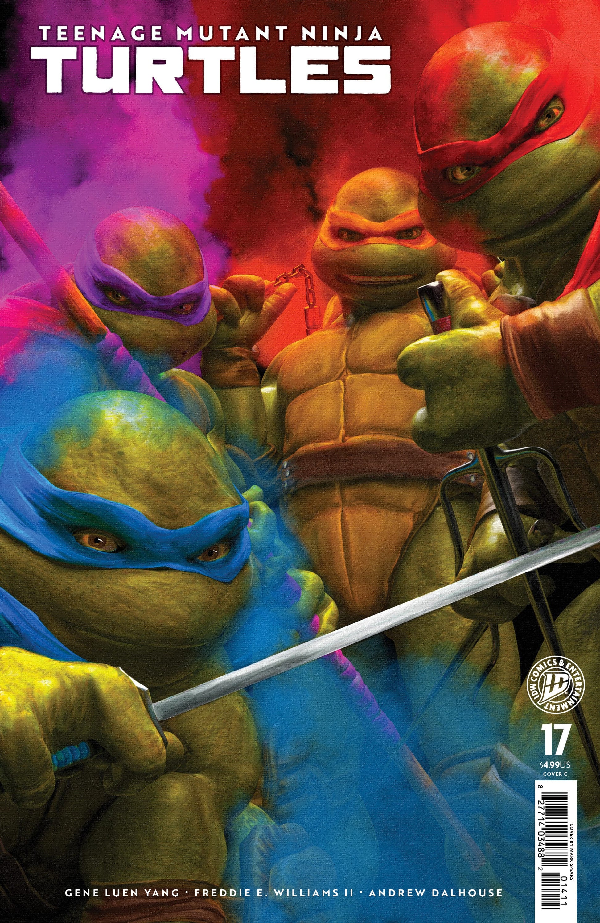 IDW Publishing NEW THIS WEEK Teenage Mutant Ninja Turtles #17 Variant C (Spears) (VF/NM)