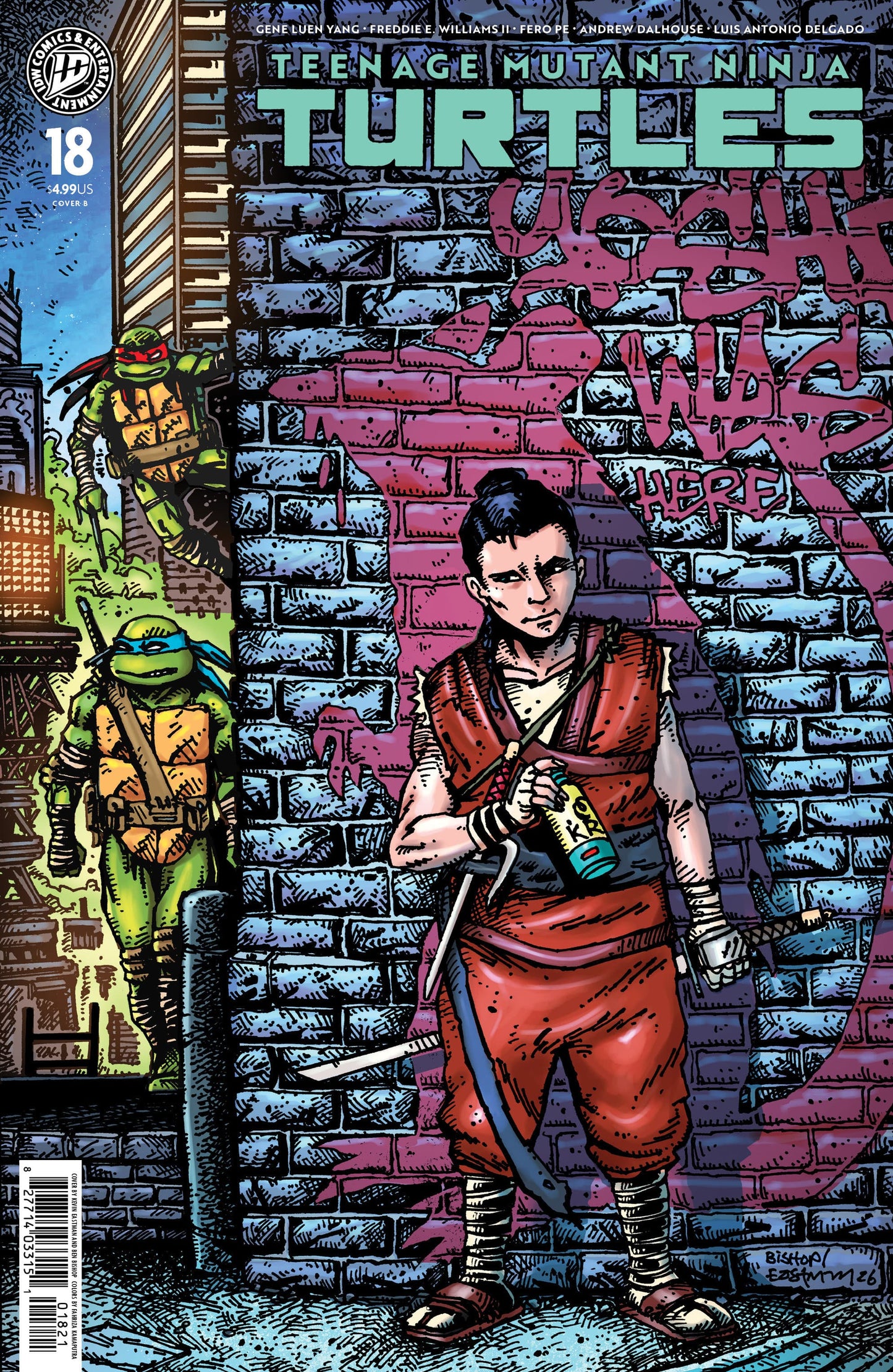 IDW Publishing NEW THIS WEEK Teenage Mutant Ninja Turtles #18 CVR B  (VF/NM)