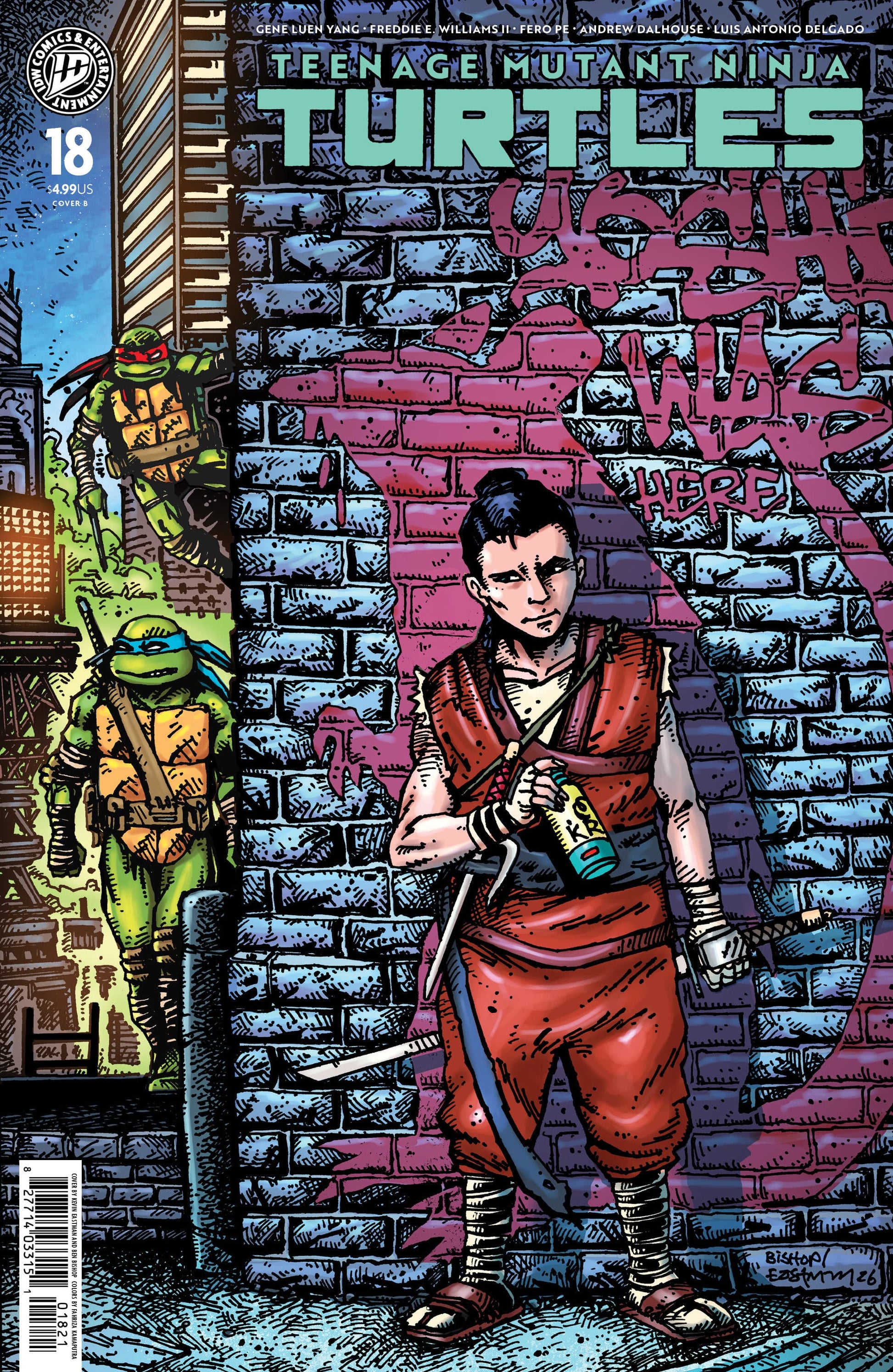 IDW Publishing NEW THIS WEEK Teenage Mutant Ninja Turtles #18 CVR B  (VF/NM)