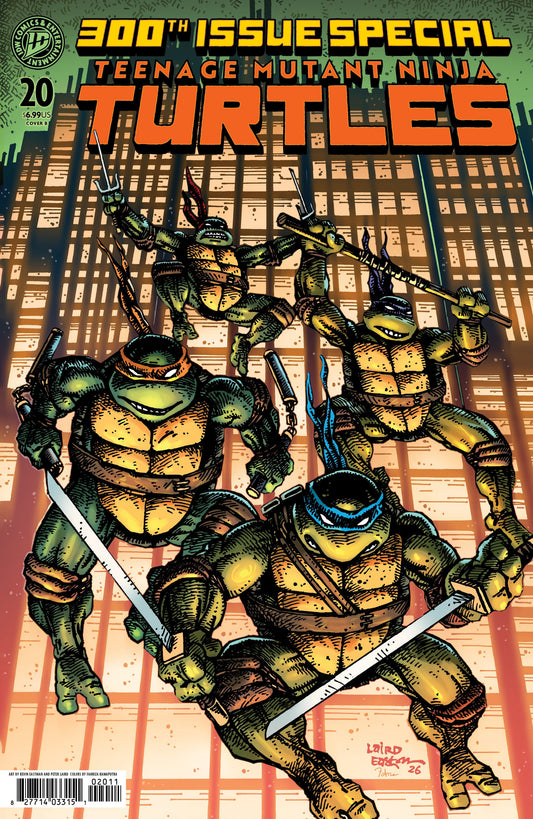 IDW Publishing NEW THIS WEEK Teenage Mutant Ninja Turtles #20: 300th Issue Special Variant B (Eastman & Laird) (VF/NM)