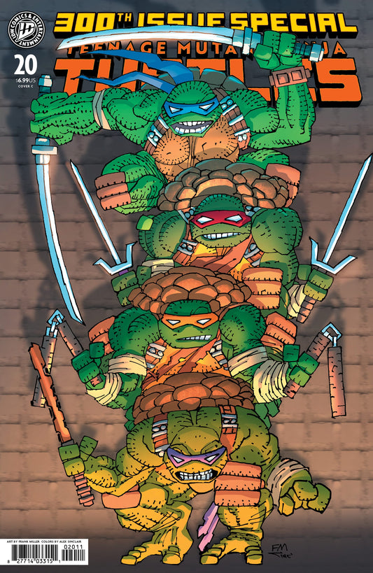IDW Publishing NEW THIS WEEK Teenage Mutant Ninja Turtles #20: 300th Issue Special Variant C (Miller) (VF/NM)
