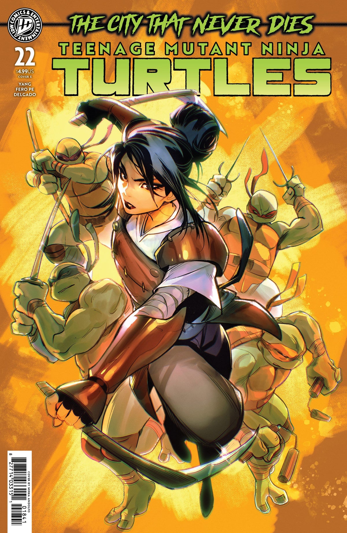 IDW Publishing NEW THIS WEEK Teenage Mutant Ninja Turtles #22 Variant E (Andolfo) (VF/NM)
