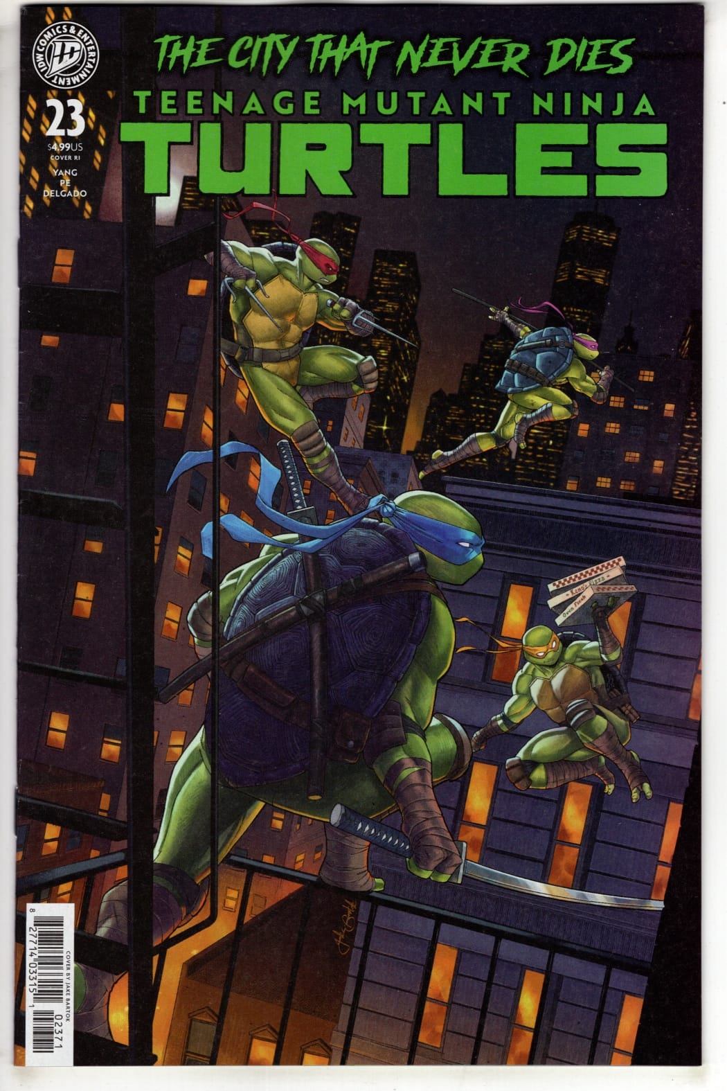 IDW Publishing NEW THIS WEEK Teenage Mutant Ninja Turtles #23 Variant RI (25) (Bartok) (VF/NM)