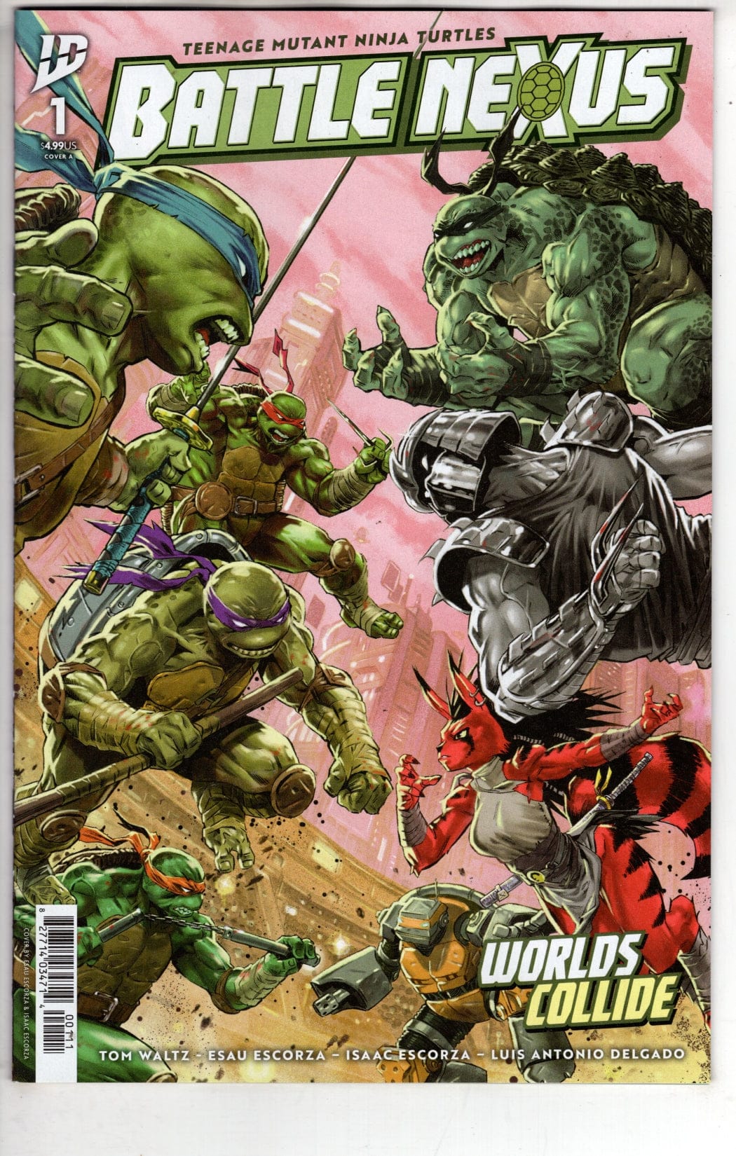 IDW Publishing NEW THIS WEEK Teenage Mutant Ninja Turtles: Battle Nexus #1 Cover A (Escorza Brothers)