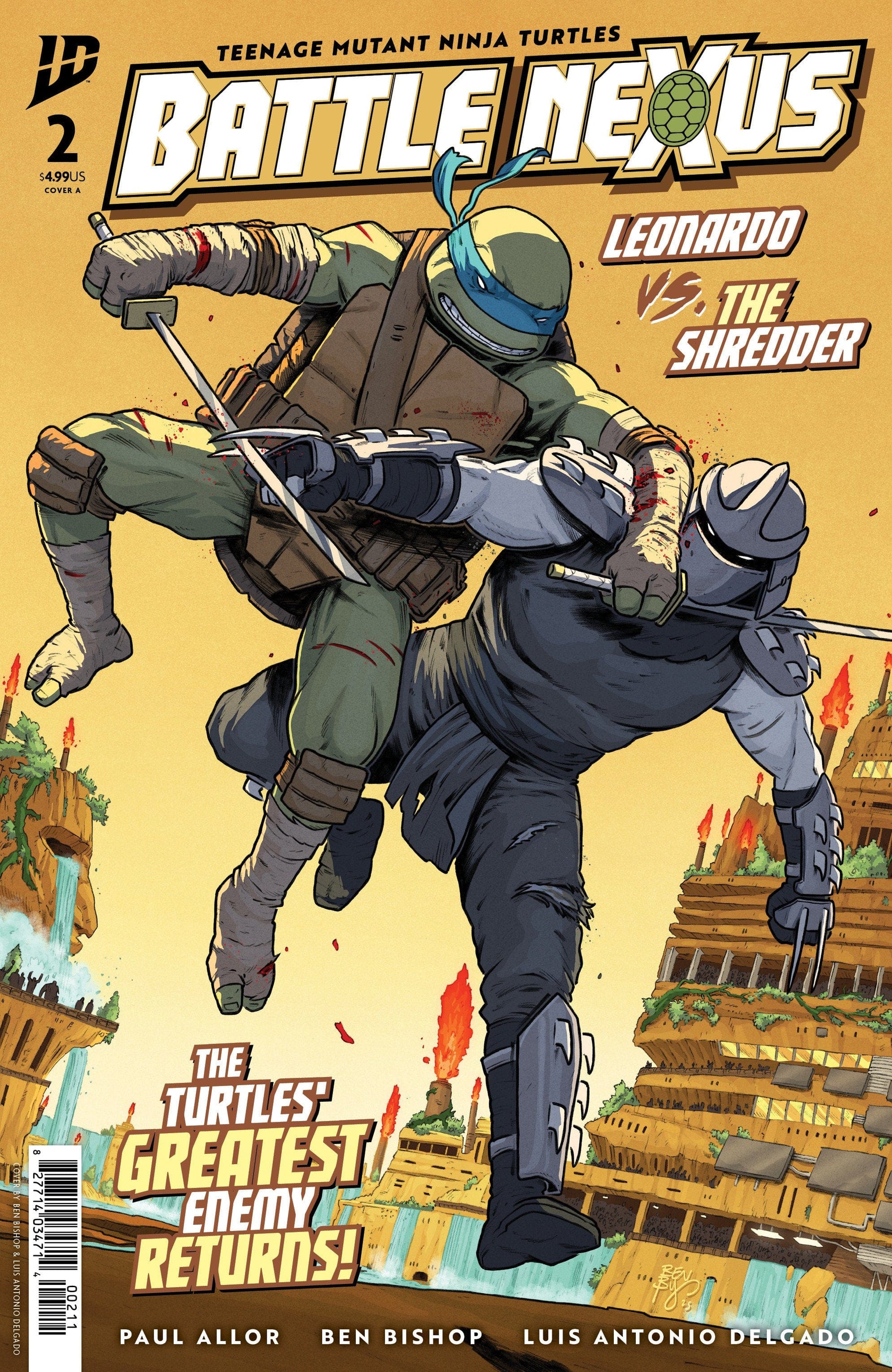 IDW Publishing NEW THIS WEEK Teenage Mutant Ninja Turtles: Battle Nexus #2 Cover A (Bishop) (VF/NM)