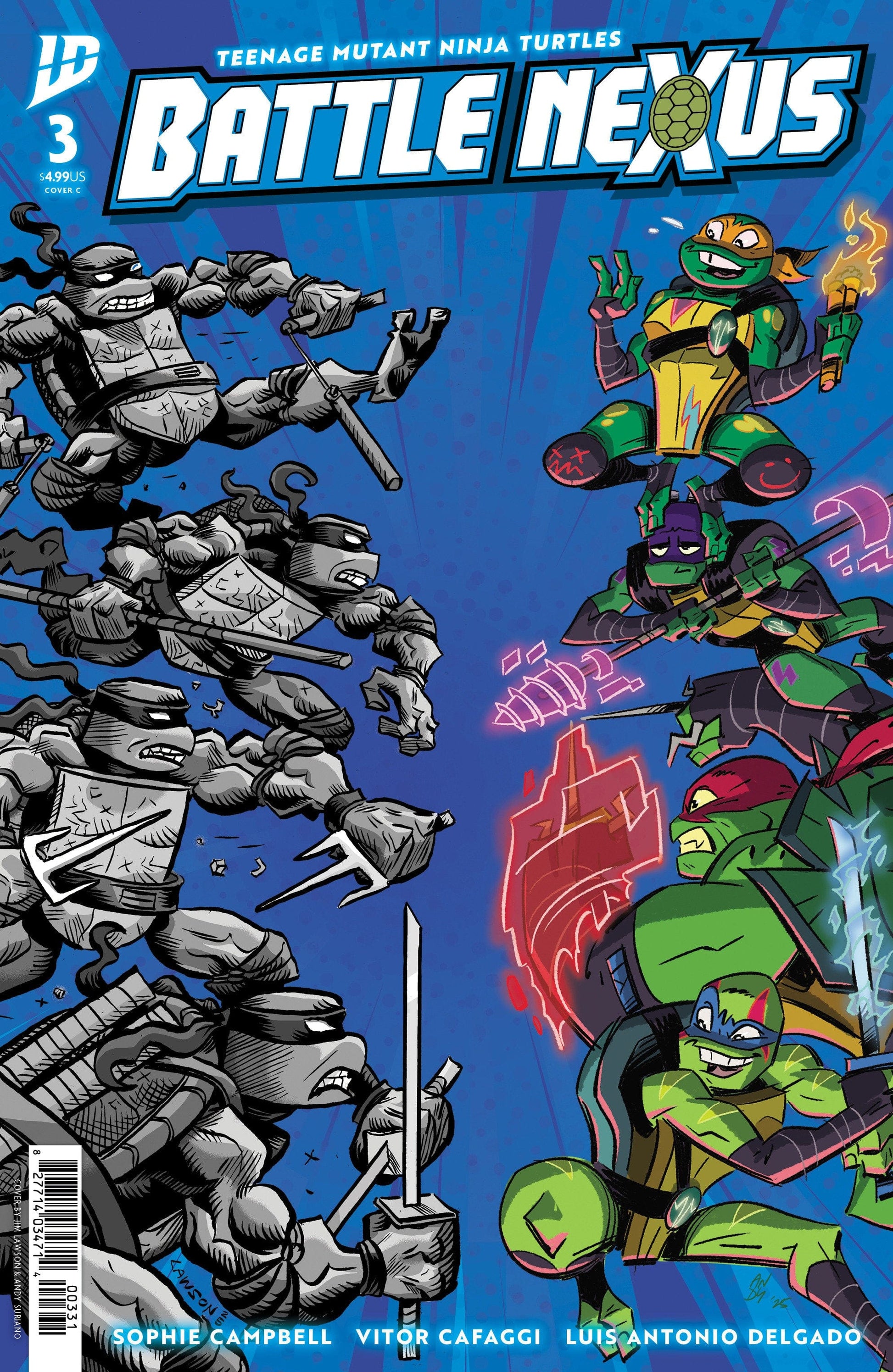 IDW Publishing NEW THIS WEEK Teenage Mutant Ninja Turtles: Battle Nexus #3 Variant C (Lawson & Suriano) (VF/NM)
