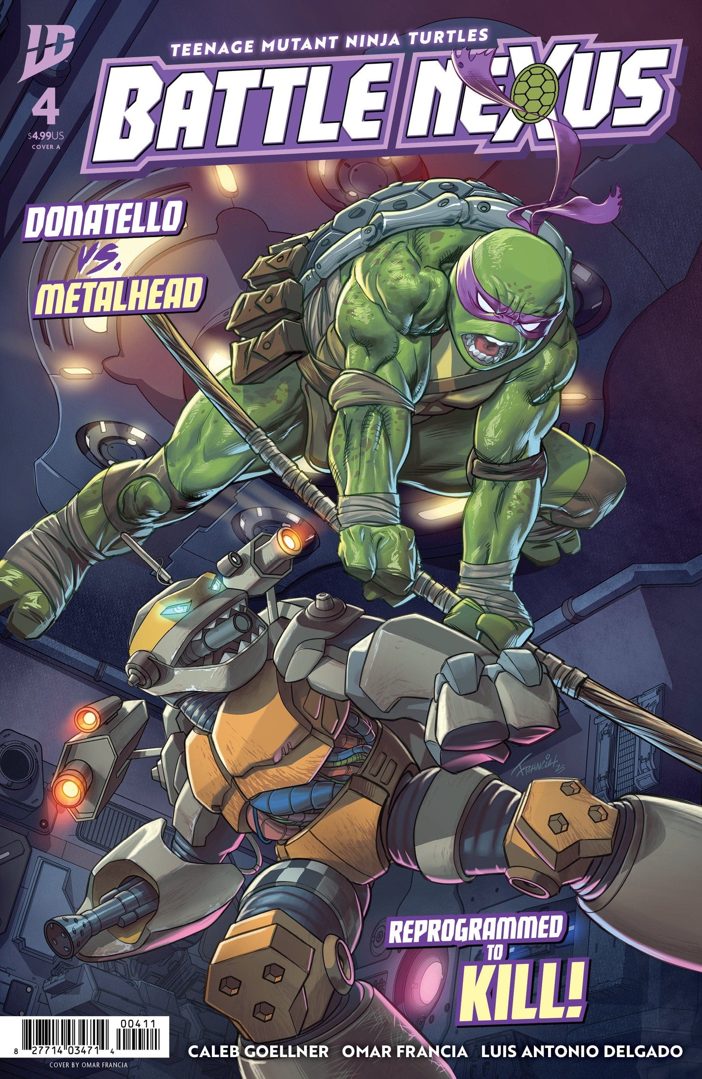 IDW Publishing NEW THIS WEEK Teenage Mutant Ninja Turtles: Battle Nexus #4 Cover A (Francia) (VF/NM)
