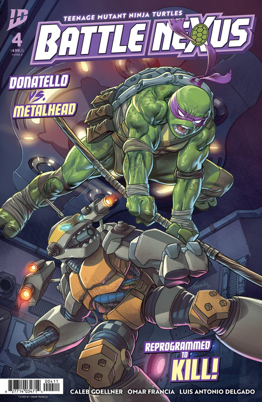 IDW Publishing NEW THIS WEEK Teenage Mutant Ninja Turtles: Battle Nexus #4 Cover A (Francia) (VF/NM)