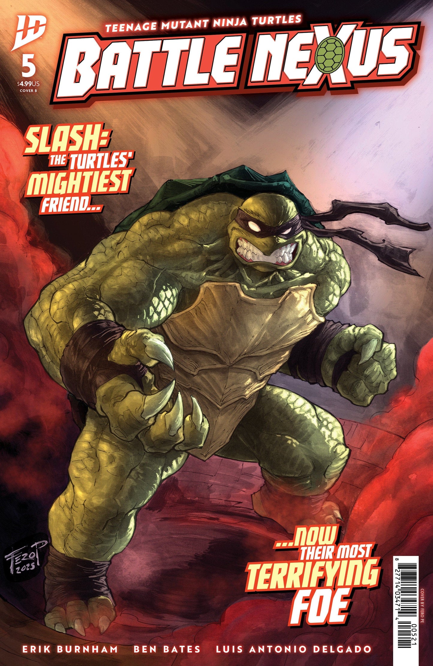 IDW Publishing NEW THIS WEEK Teenage Mutant Ninja Turtles: Battle Nexus #5 Variant B (Pe) (VF/NM)