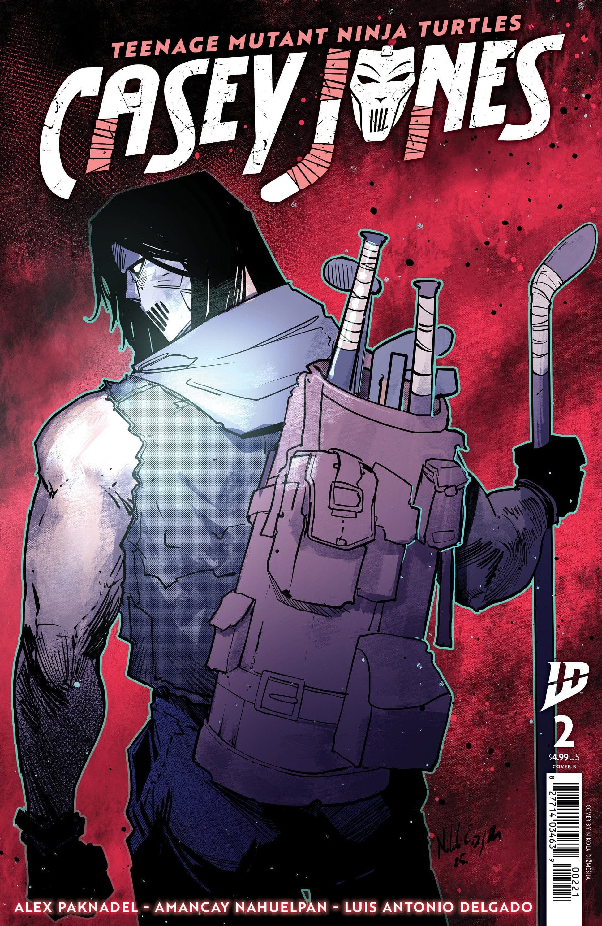 IDW Publishing NEW THIS WEEK Teenage Mutant Ninja Turtles: Casey Jones #2 Variant B (Cizmesija) [VF/NM]